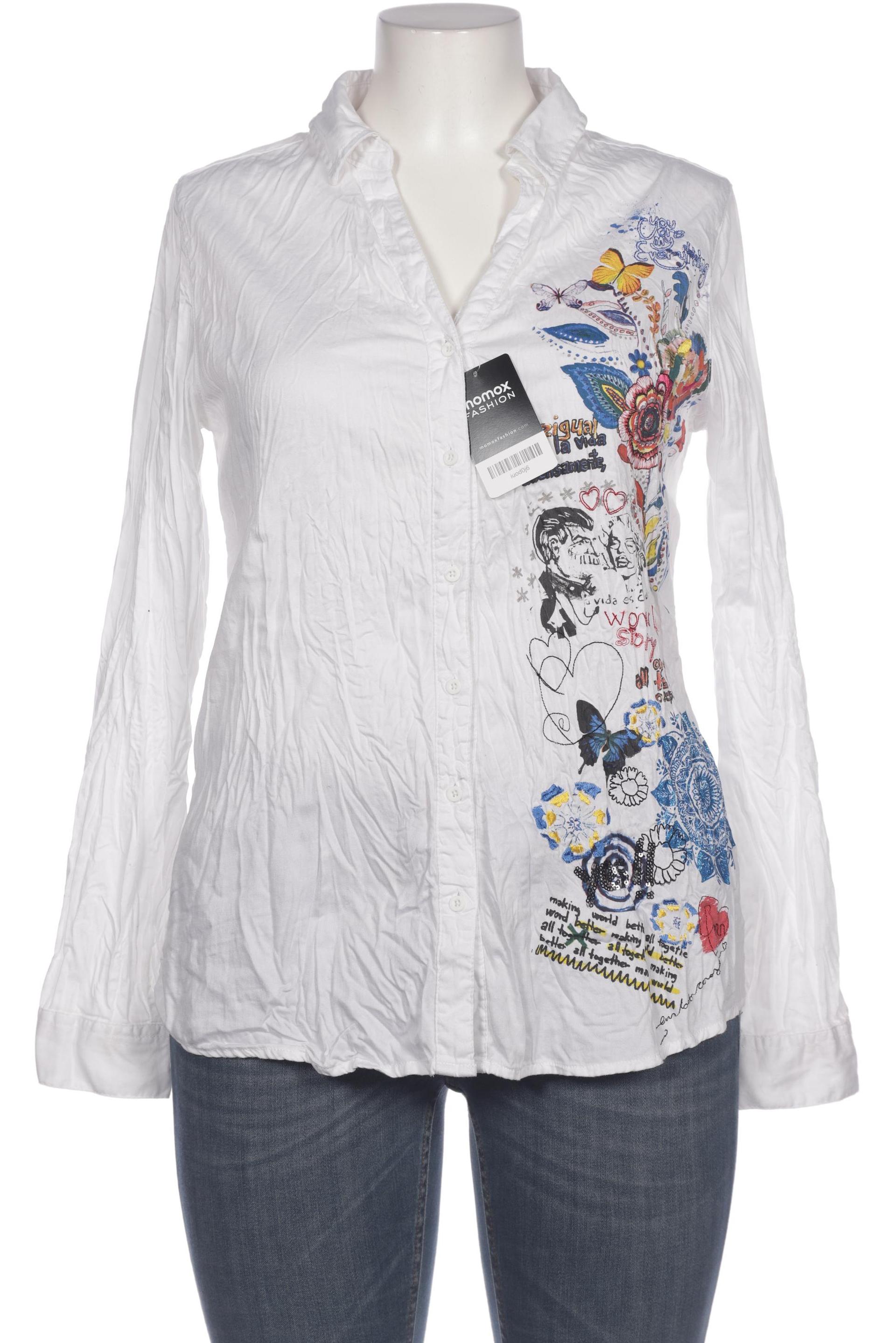 

Desigual Damen Bluse, weiß, Gr. 44