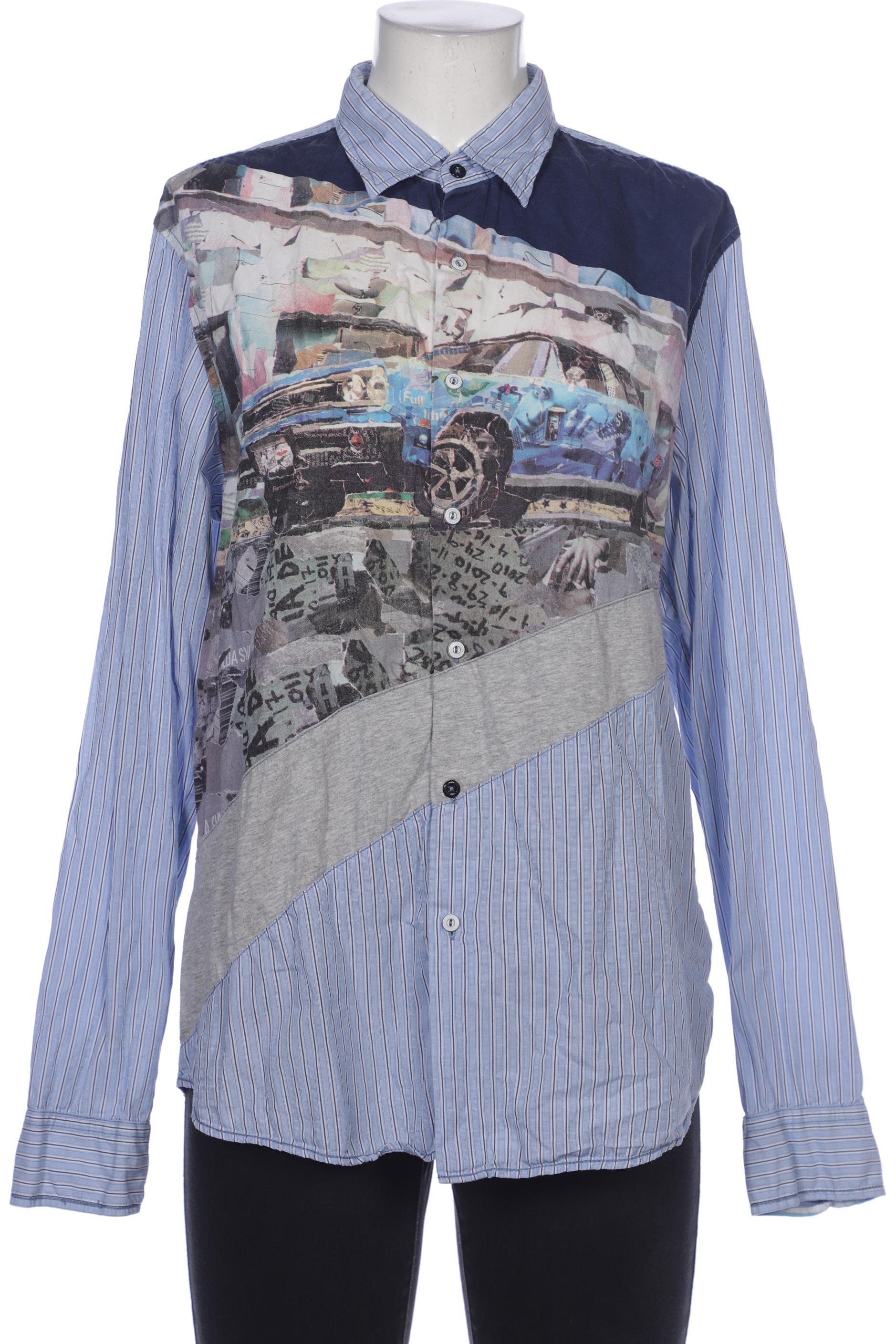 

Desigual Damen Bluse, blau, Gr. 42