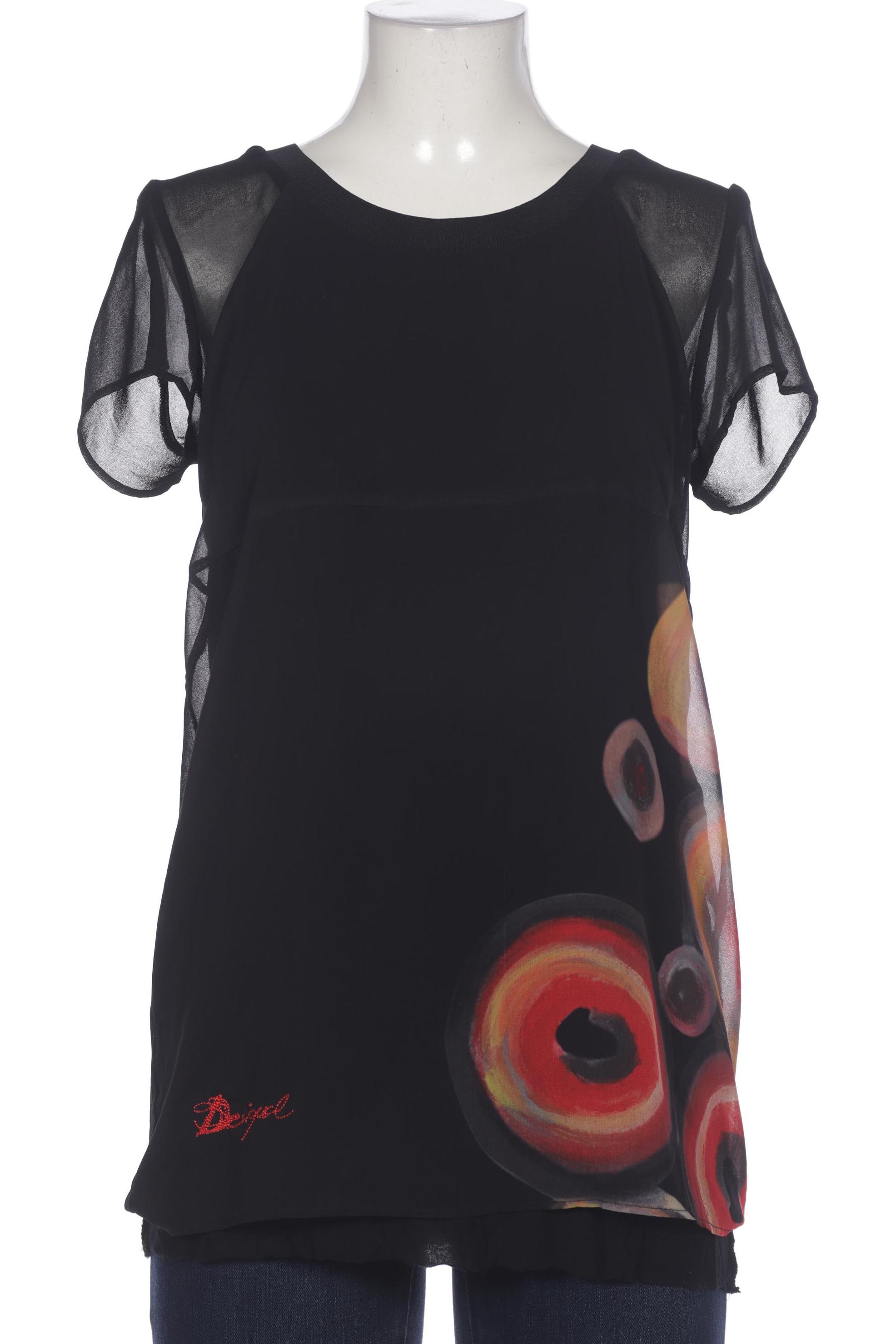 

Desigual Damen Bluse, schwarz, Gr. 40