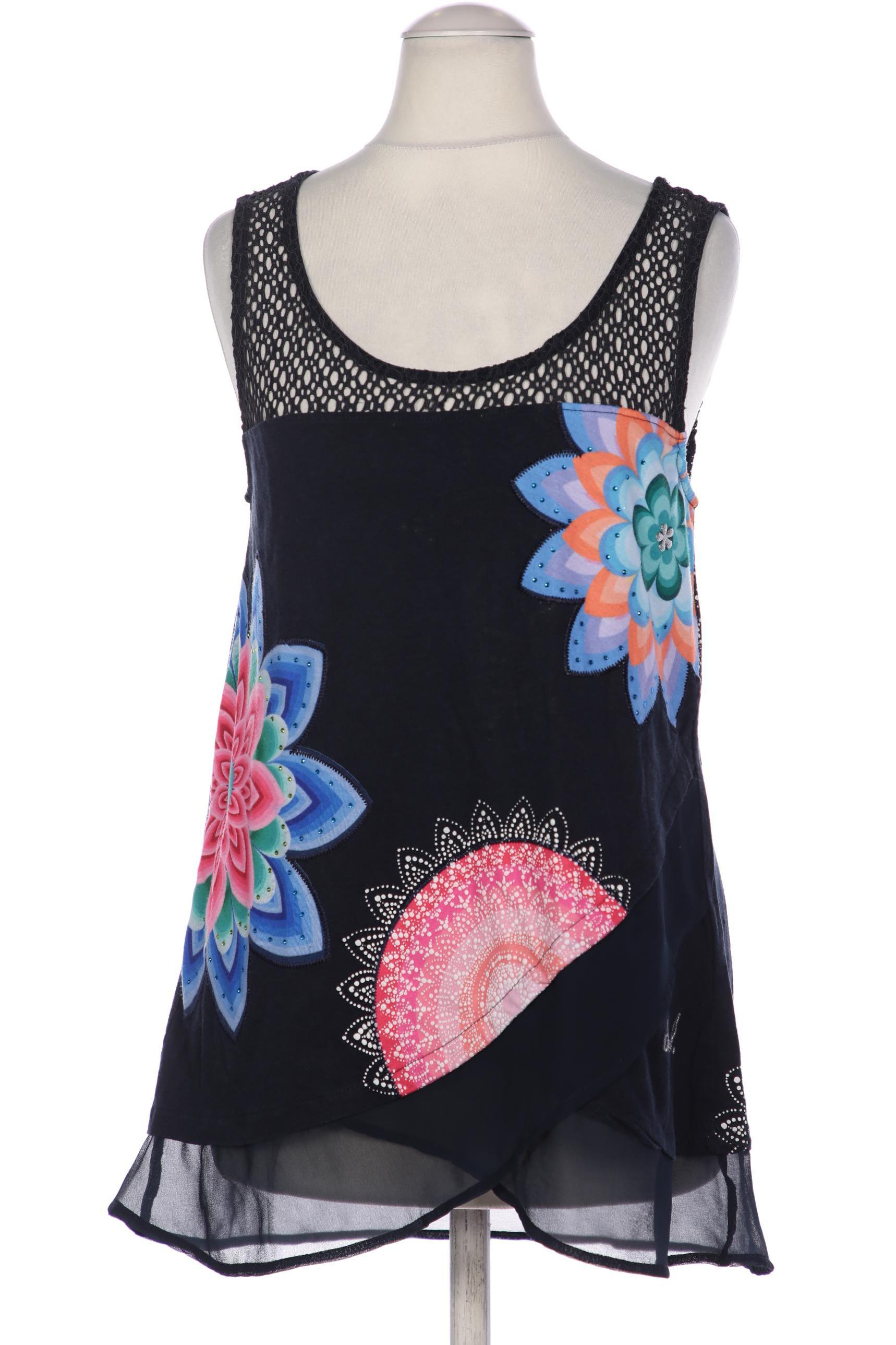 

Desigual Damen Bluse, marineblau, Gr. 36