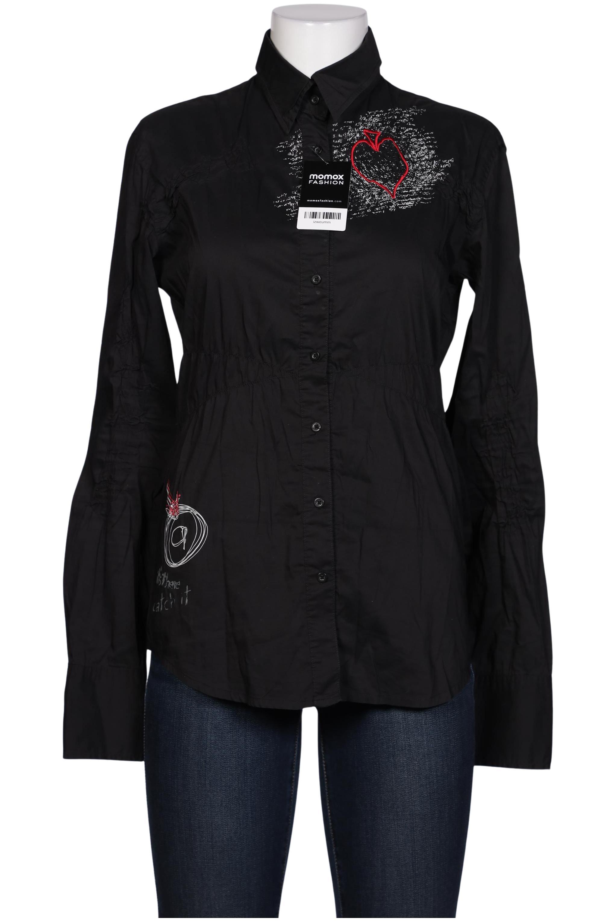 

Desigual Damen Bluse, schwarz, Gr. 42