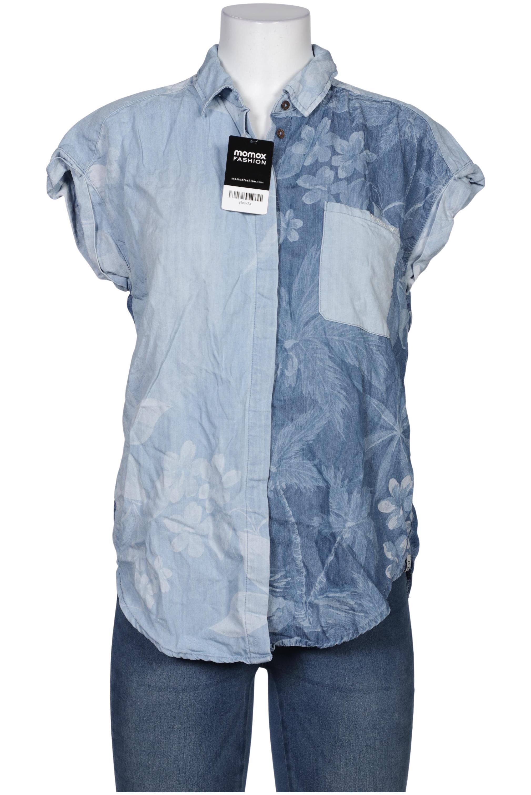 

Desigual Damen Bluse, hellblau, Gr. 38