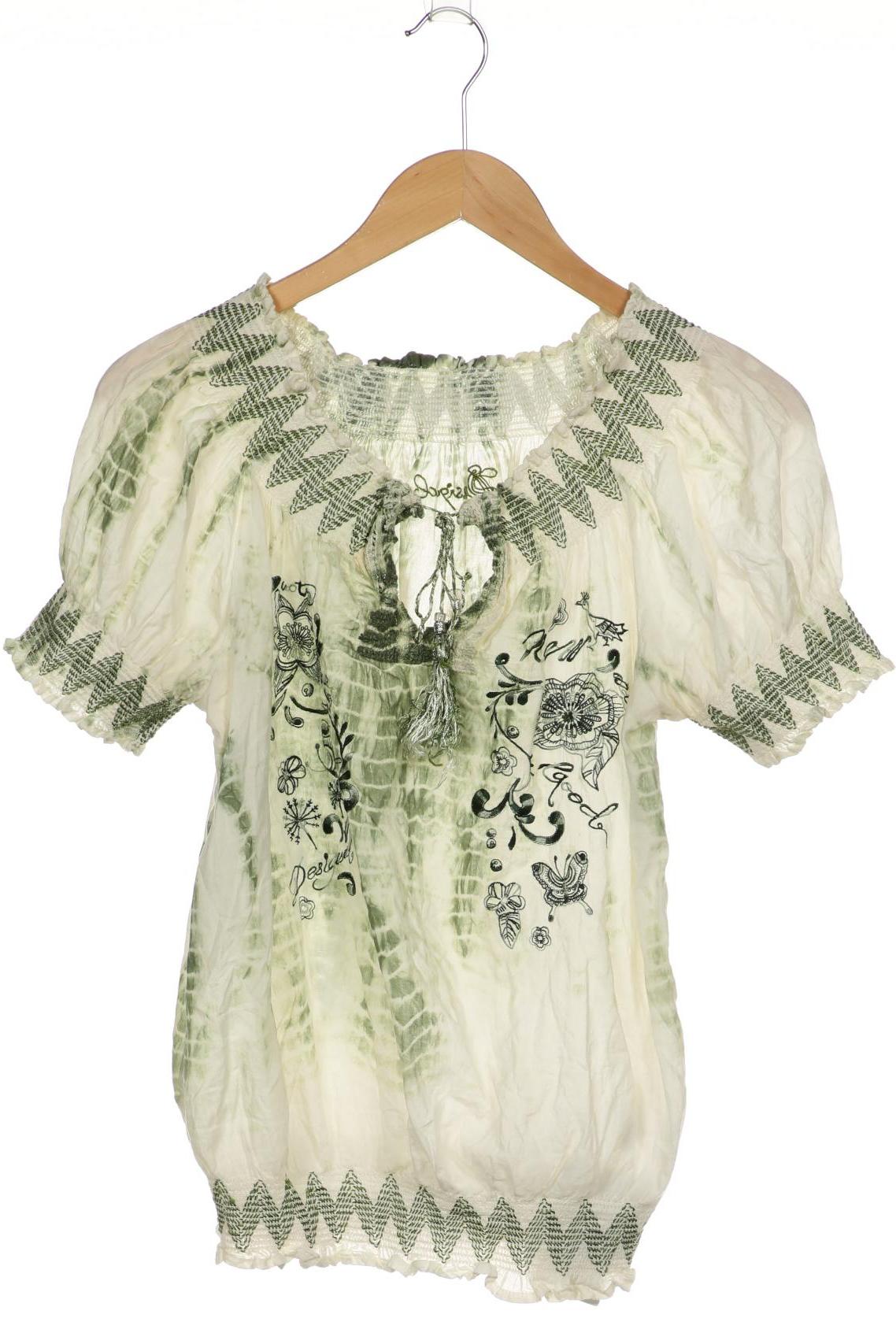 

Desigual Damen Bluse, grün, Gr. 38