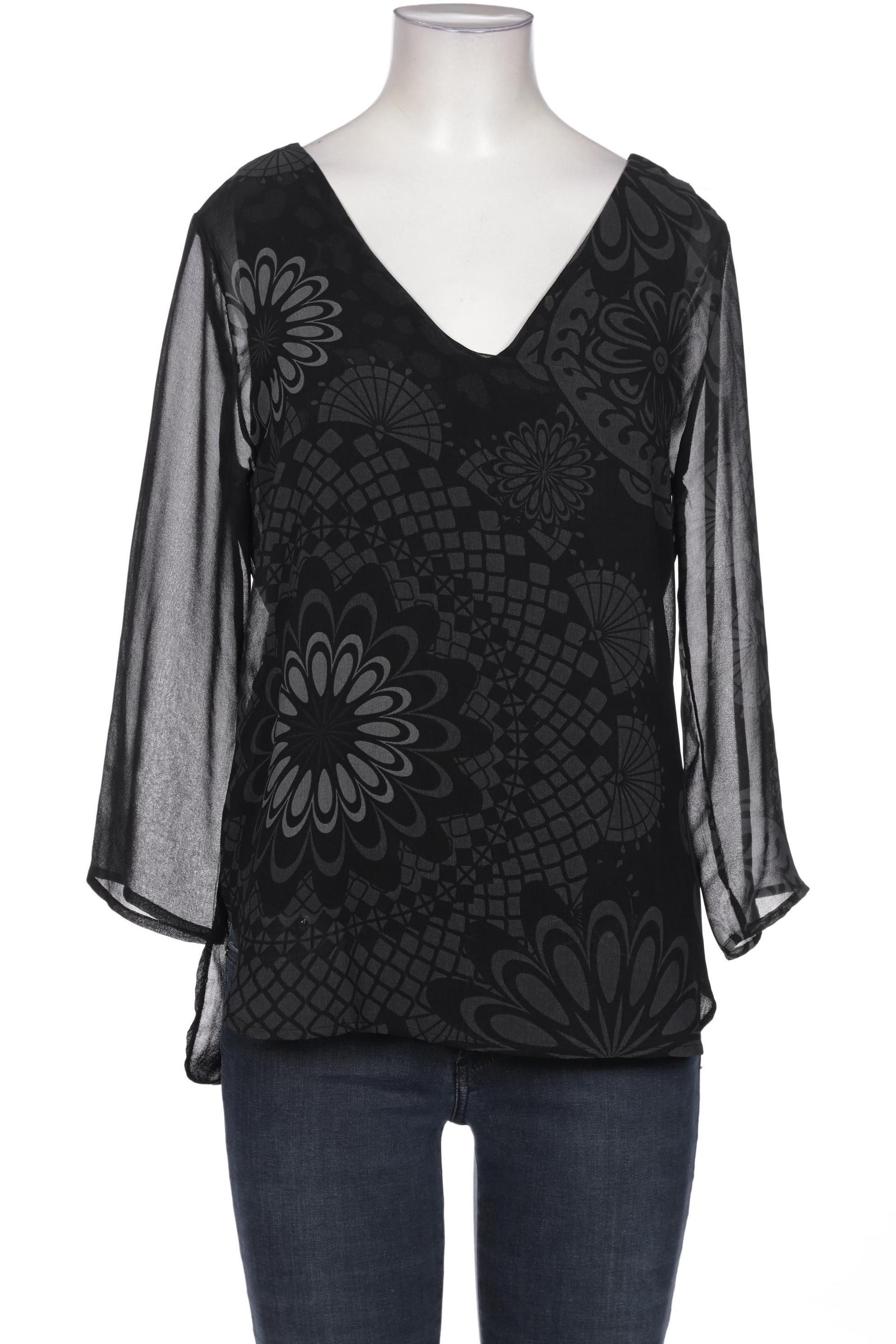 

Desigual Damen Bluse, schwarz, Gr. 38