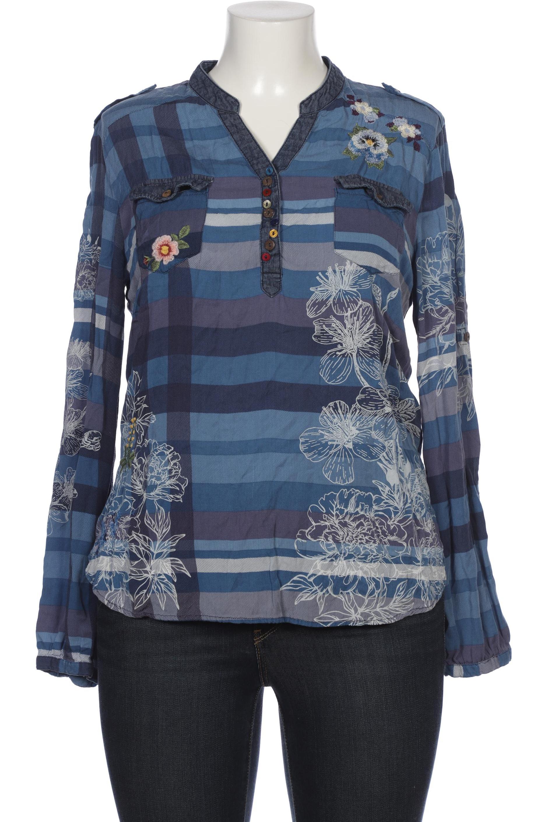 

Desigual Damen Bluse, blau