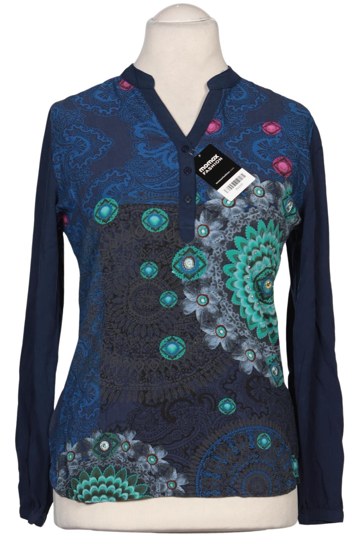 

Desigual Damen Bluse, marineblau, Gr. 42