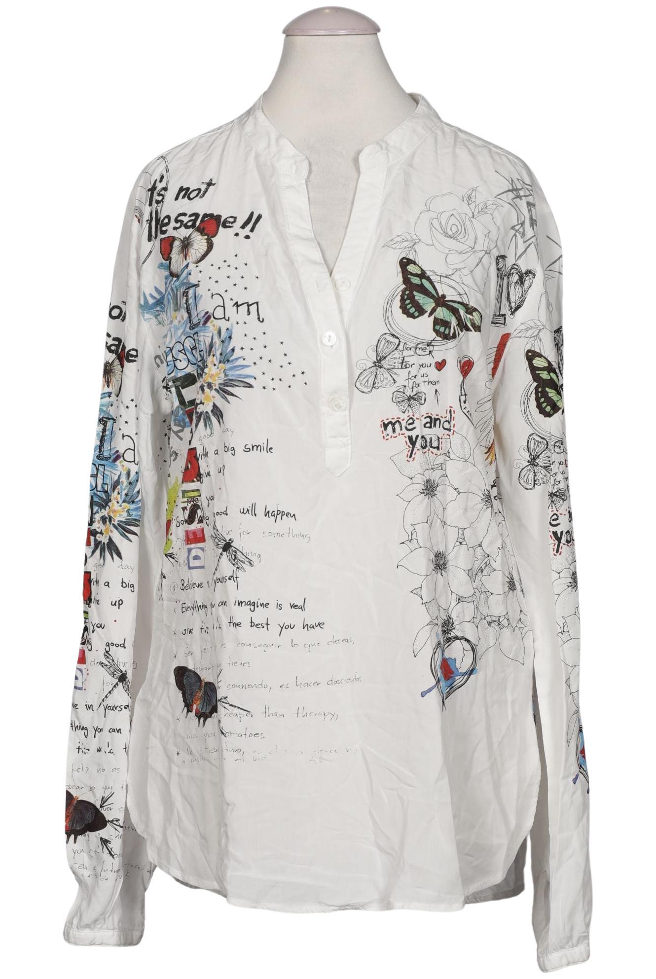 

Desigual Damen Bluse, weiß, Gr. 38
