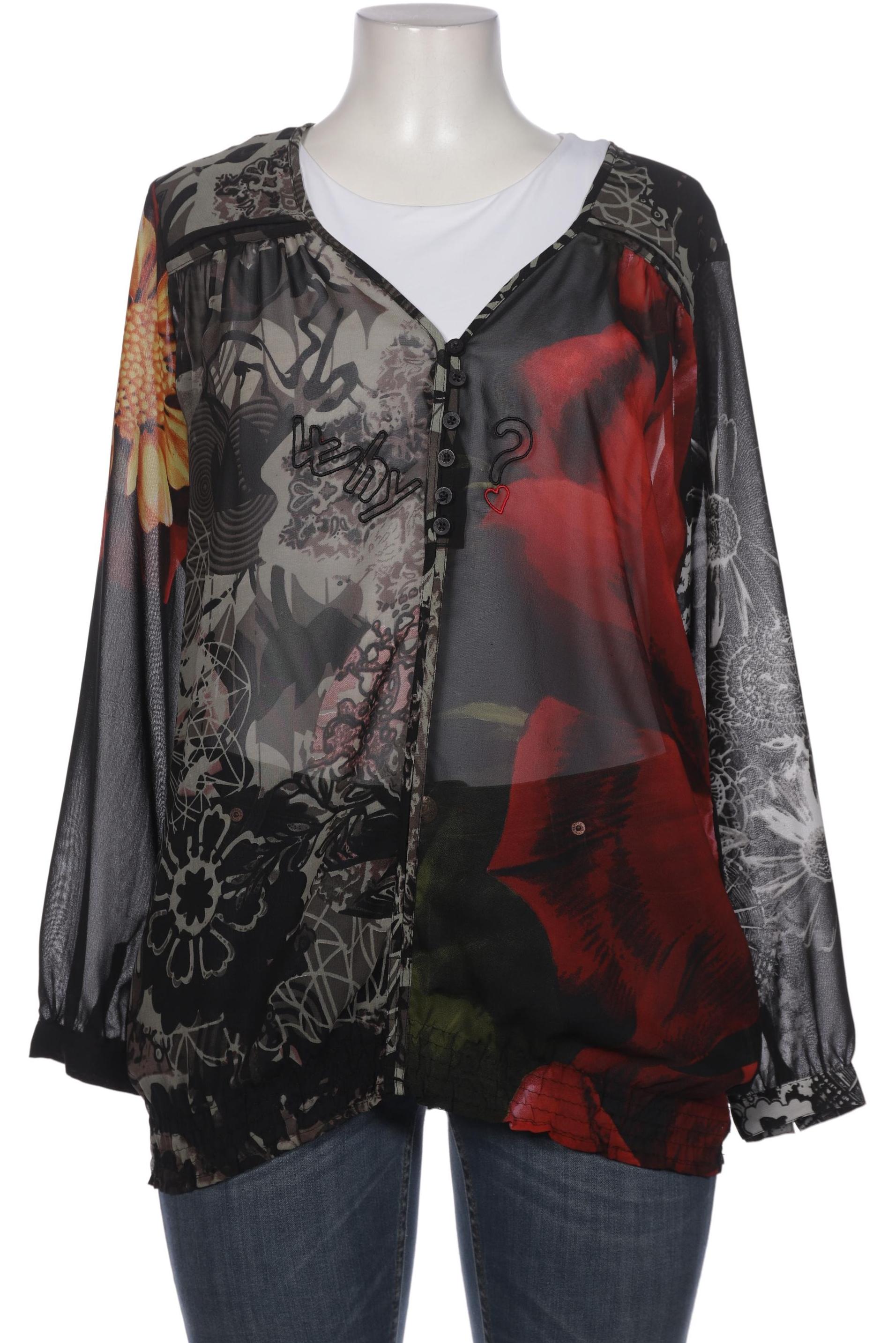 

Desigual Damen Bluse, schwarz, Gr. 44