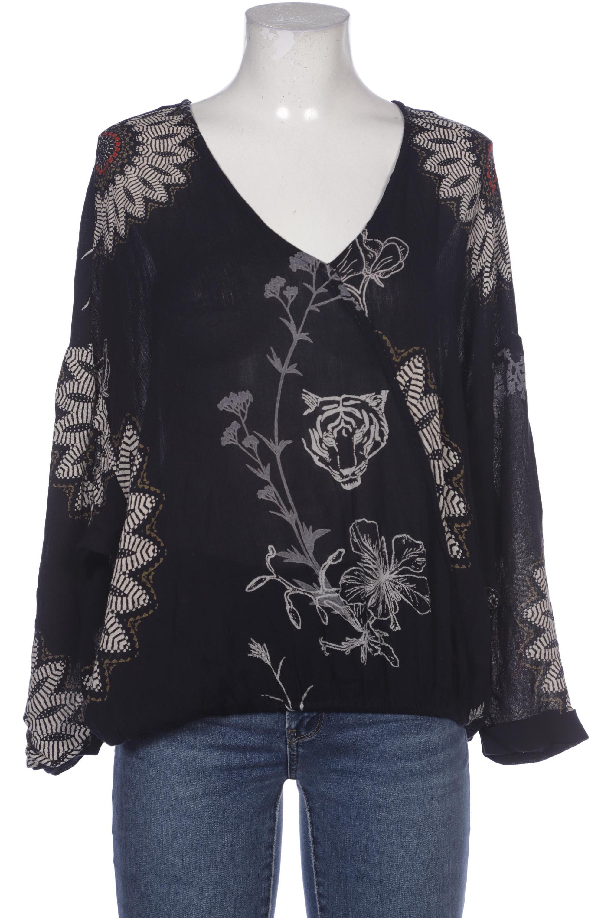 

Desigual Damen Bluse, schwarz, Gr. 38