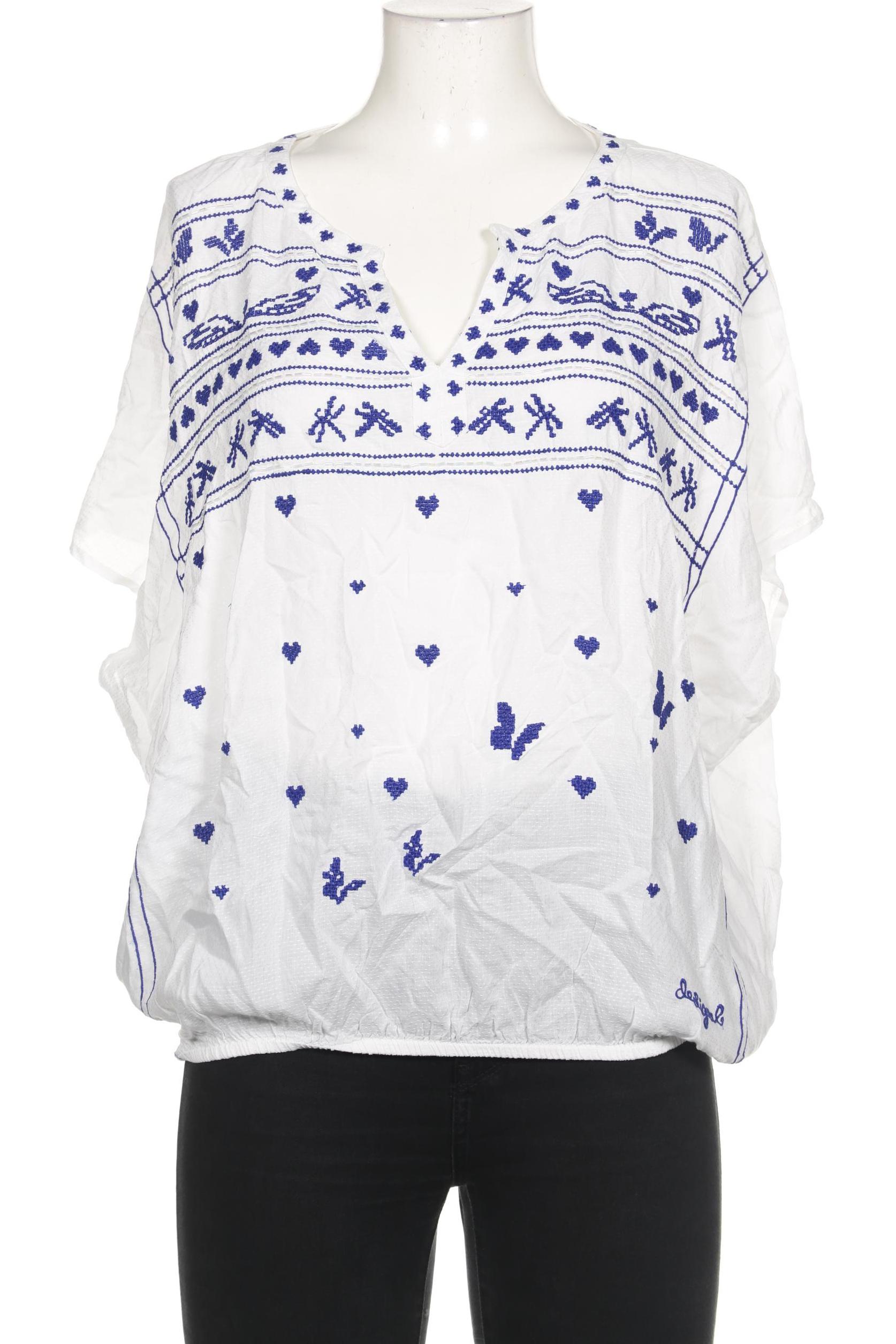 

Desigual Damen Bluse, weiß, Gr. 42