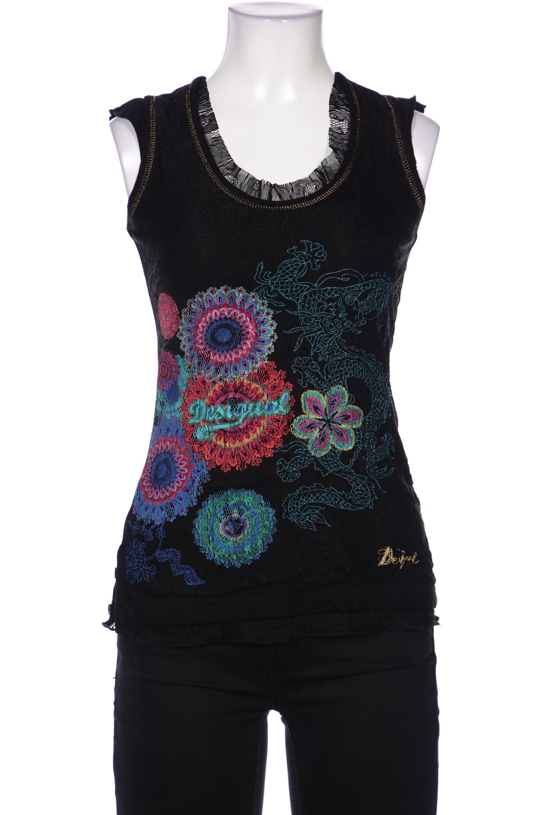 

Desigual Damen Bluse, schwarz, Gr. 32