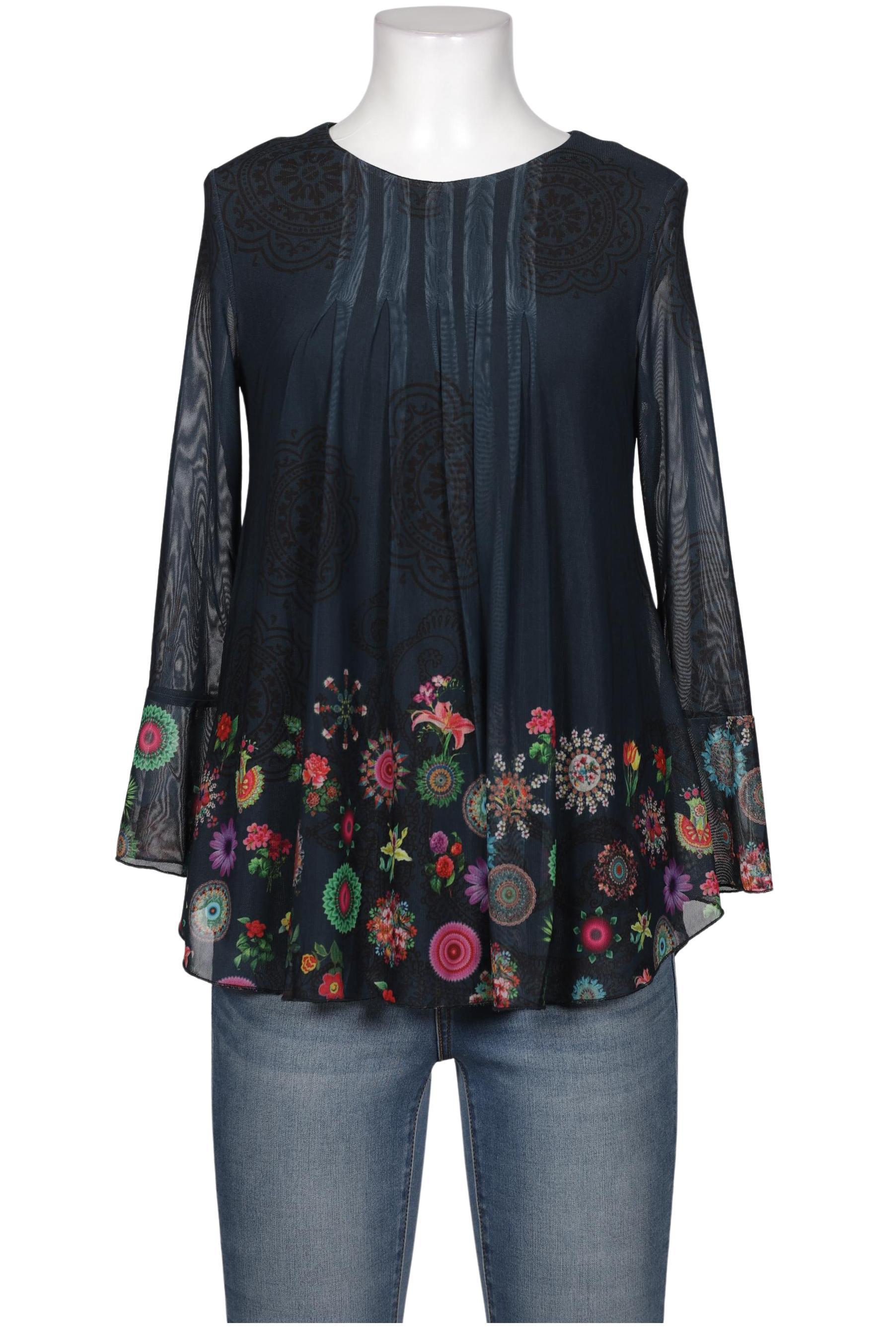

Desigual Damen Bluse, marineblau, Gr. 34
