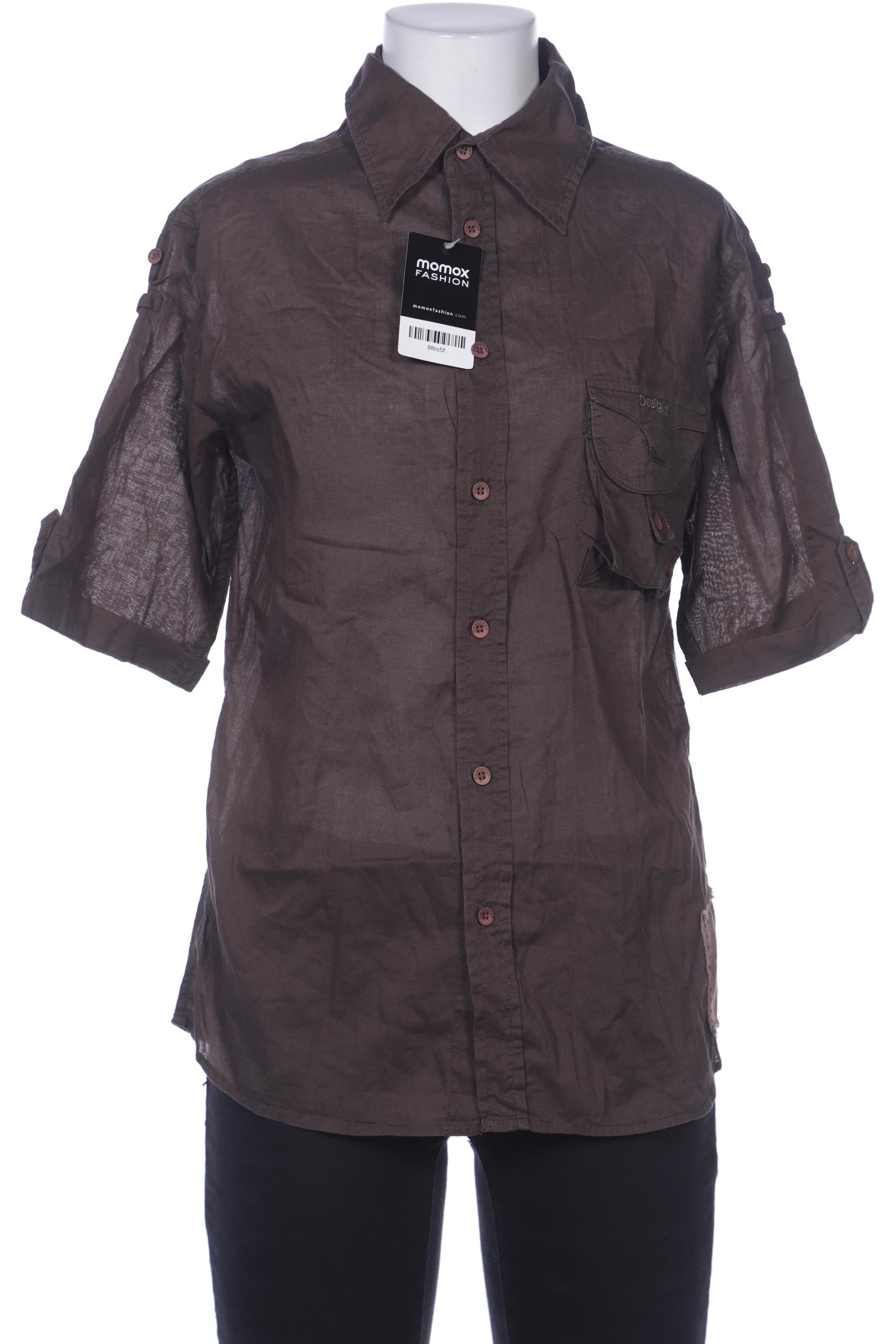 

Desigual Damen Bluse, braun, Gr. 38