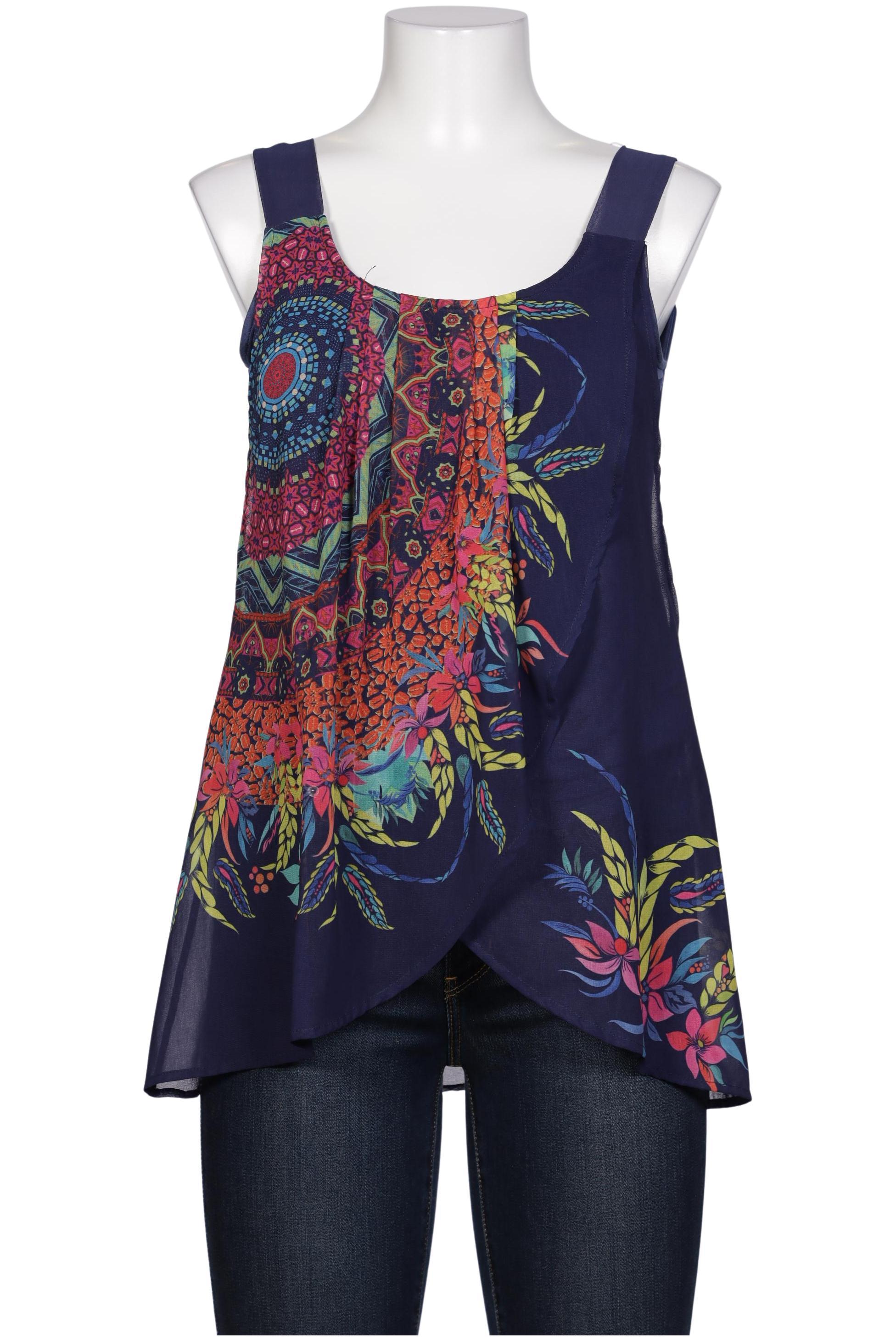

Desigual Damen Bluse, marineblau, Gr. 38