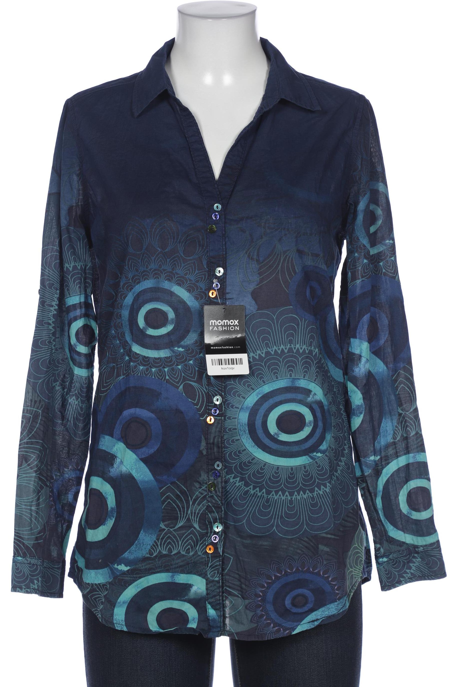 

Desigual Damen Bluse, blau, Gr. 44