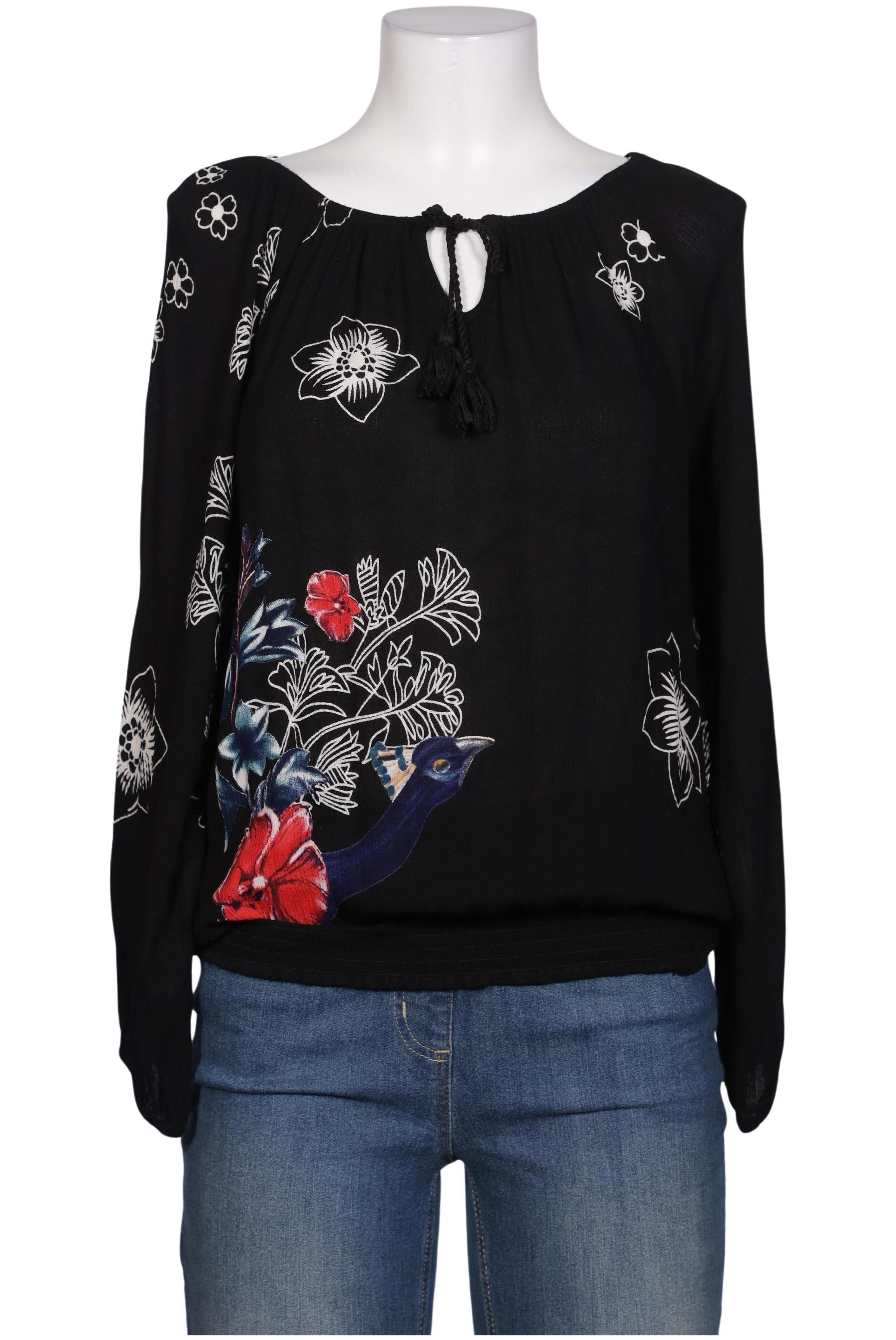 

Desigual Damen Bluse, schwarz, Gr. 36