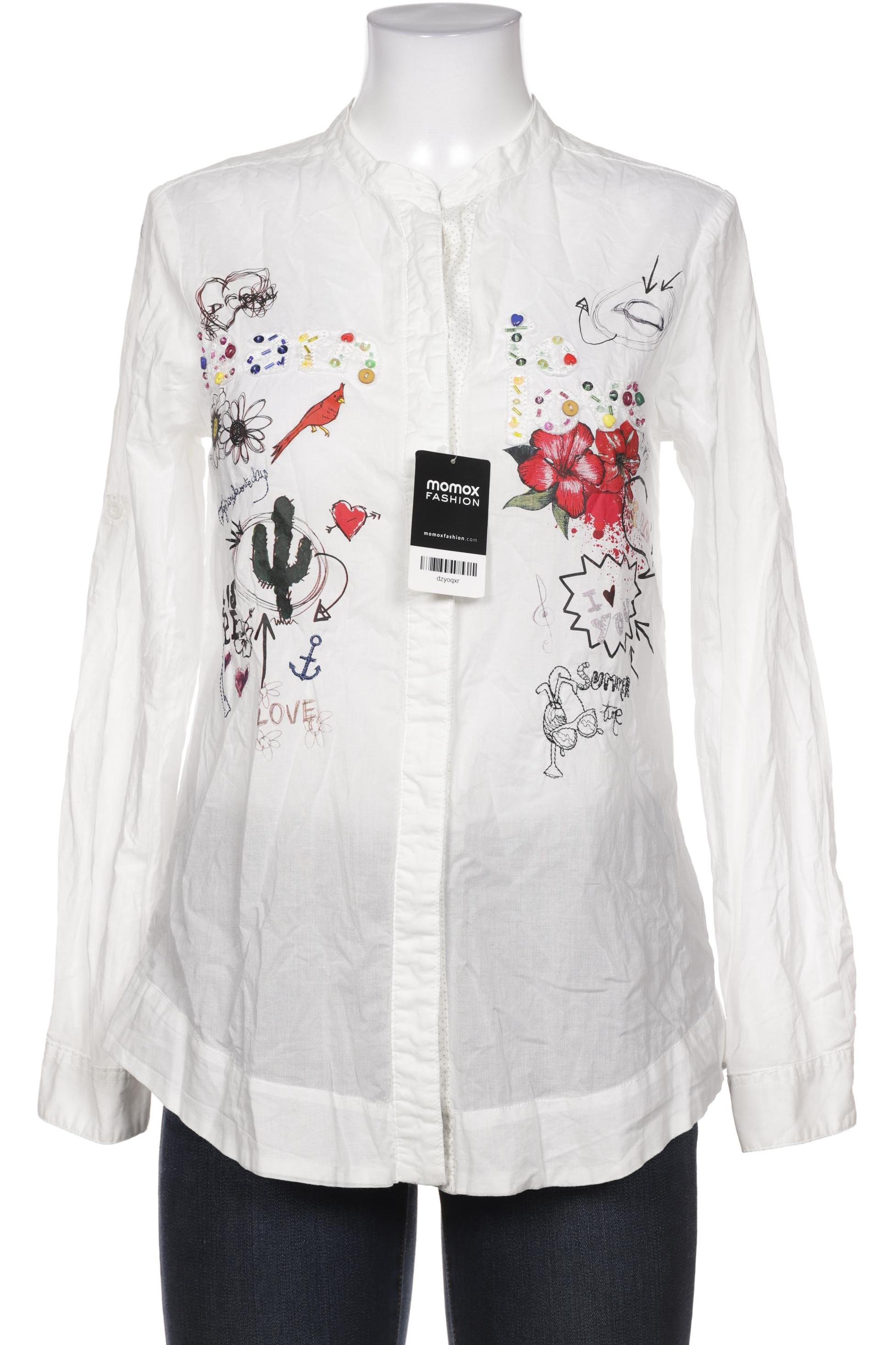 

Desigual Damen Bluse, weiß, Gr. 38