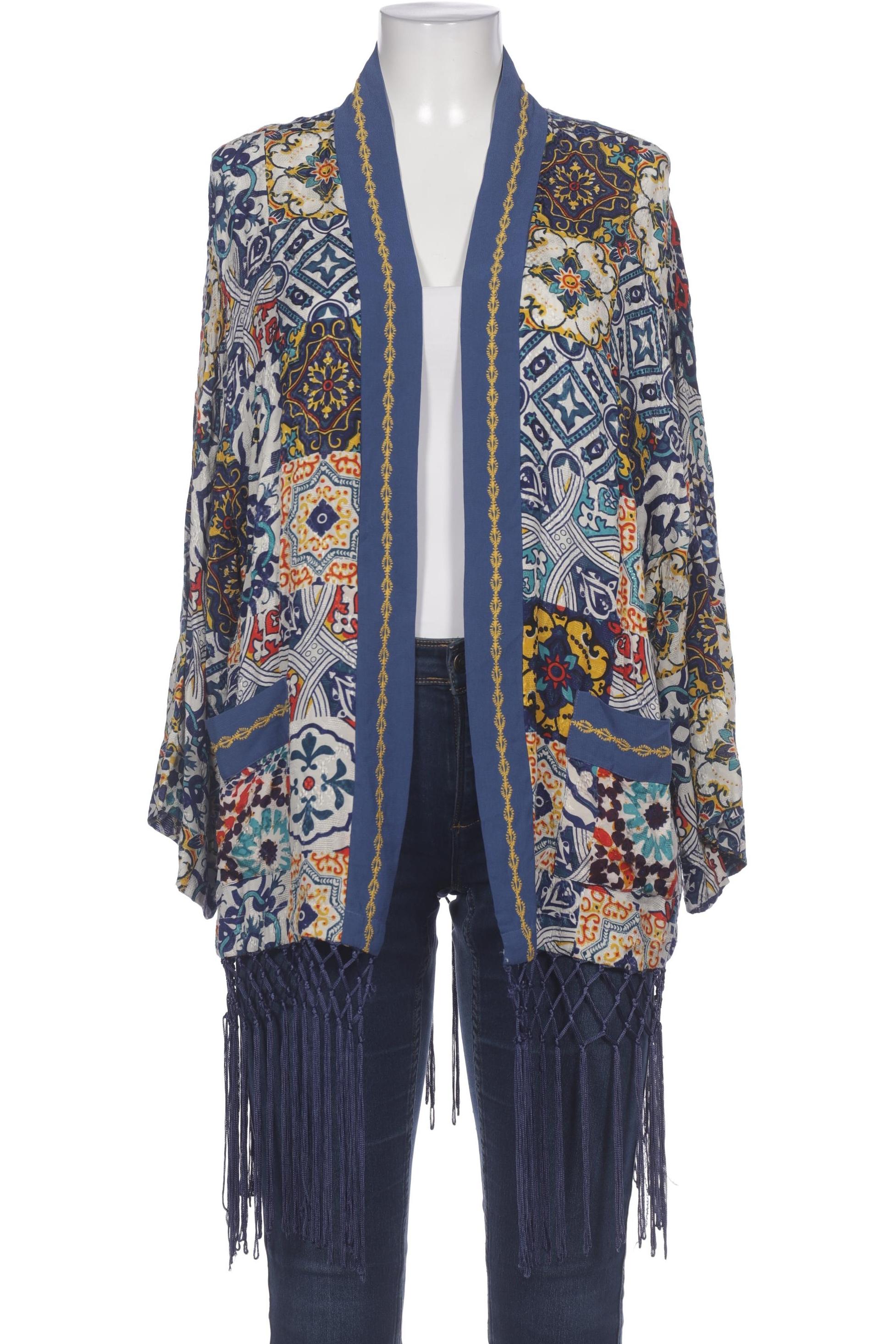 

Desigual Damen Bluse, blau, Gr. 42