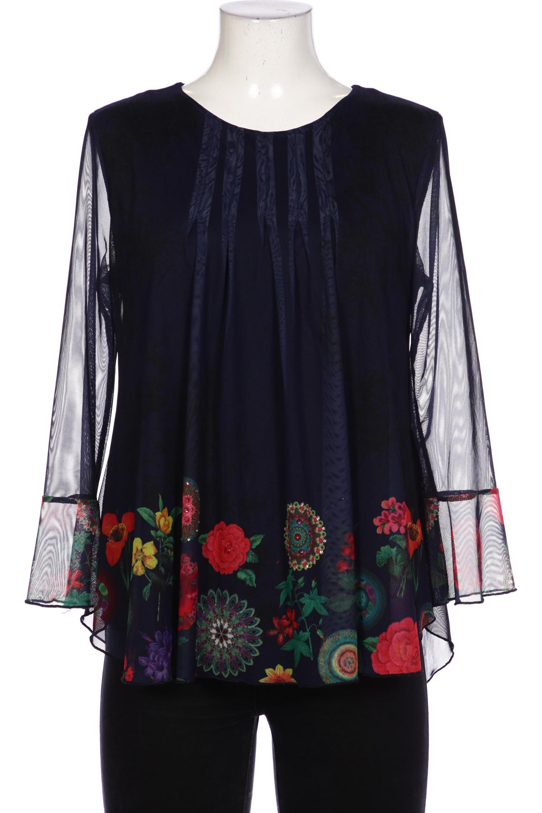 

Desigual Damen Bluse, marineblau, Gr. 38