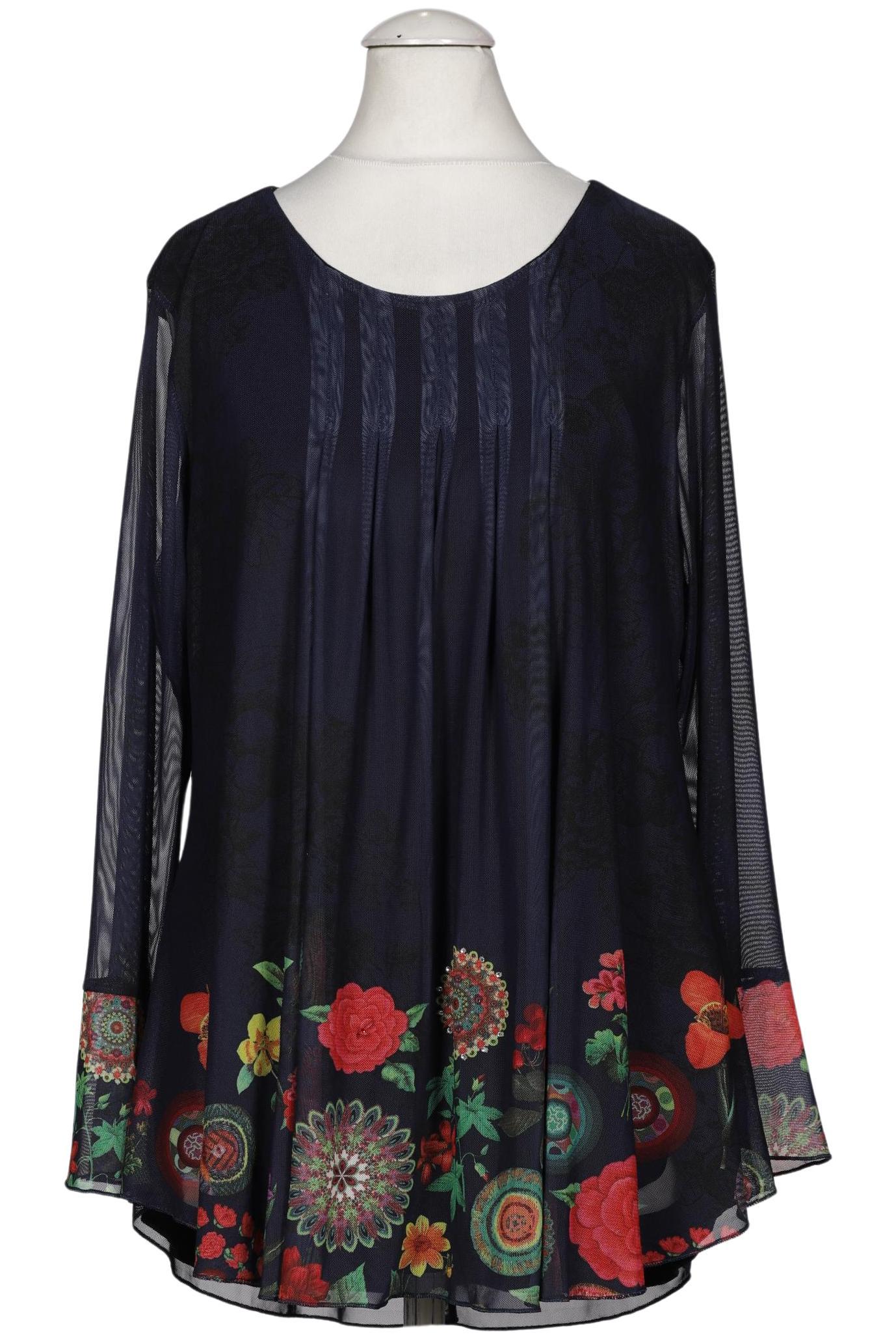 

Desigual Damen Bluse, marineblau, Gr. 38