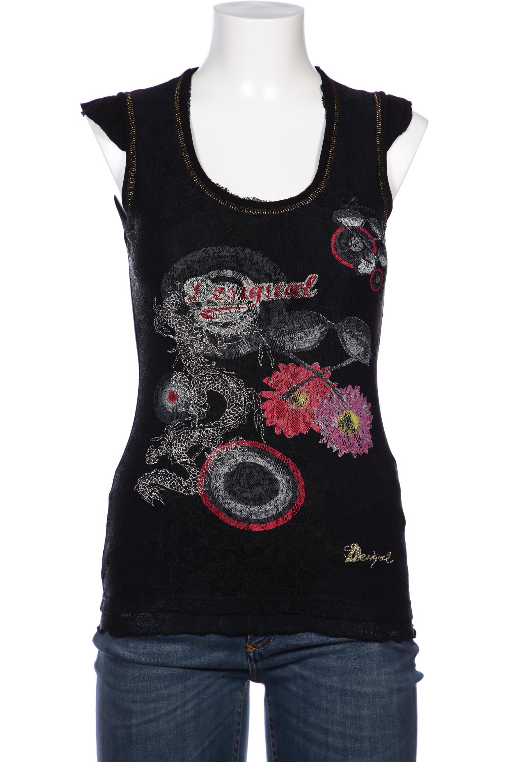 

Desigual Damen Bluse, schwarz, Gr. 42