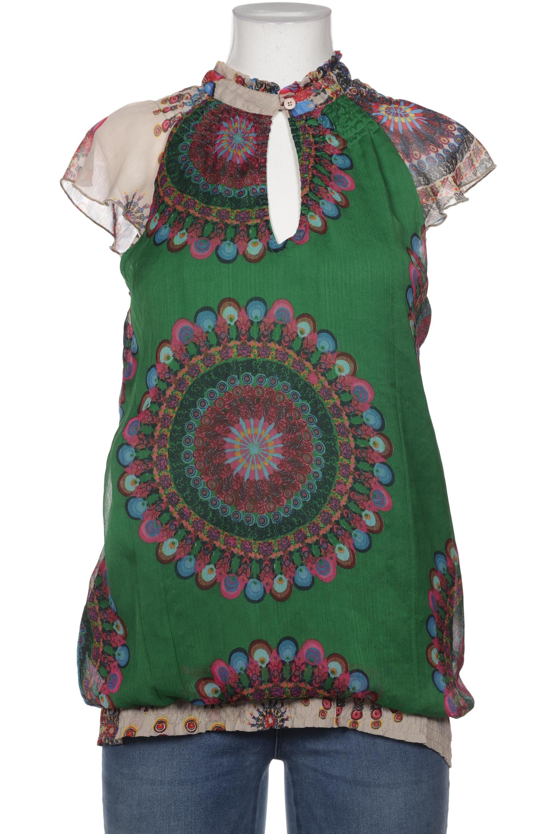 

Desigual Damen Bluse, grün, Gr. 38
