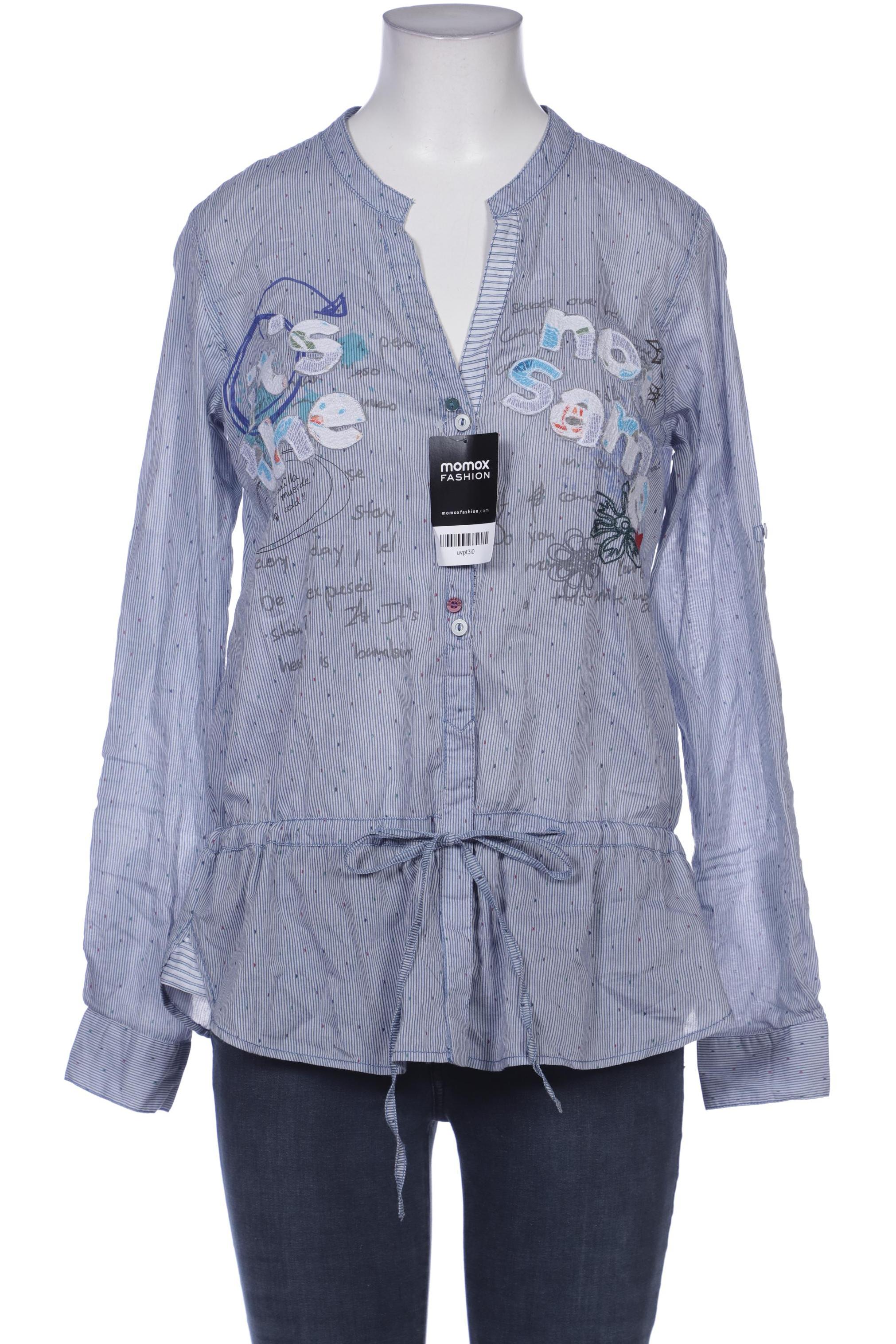

Desigual Damen Bluse, blau, Gr. 36