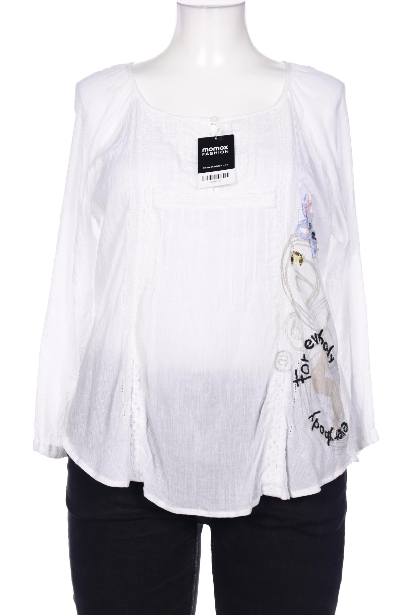 

Desigual Damen Bluse, weiß, Gr. 48