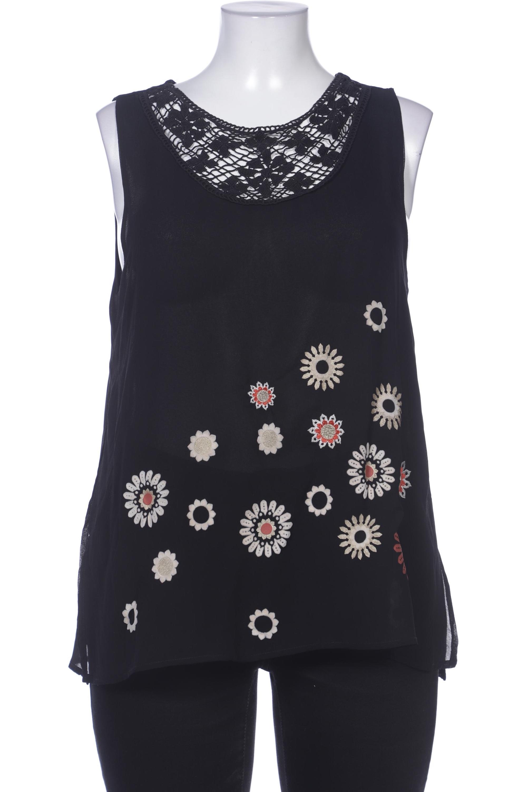 

Desigual Damen Bluse, schwarz, Gr. 46