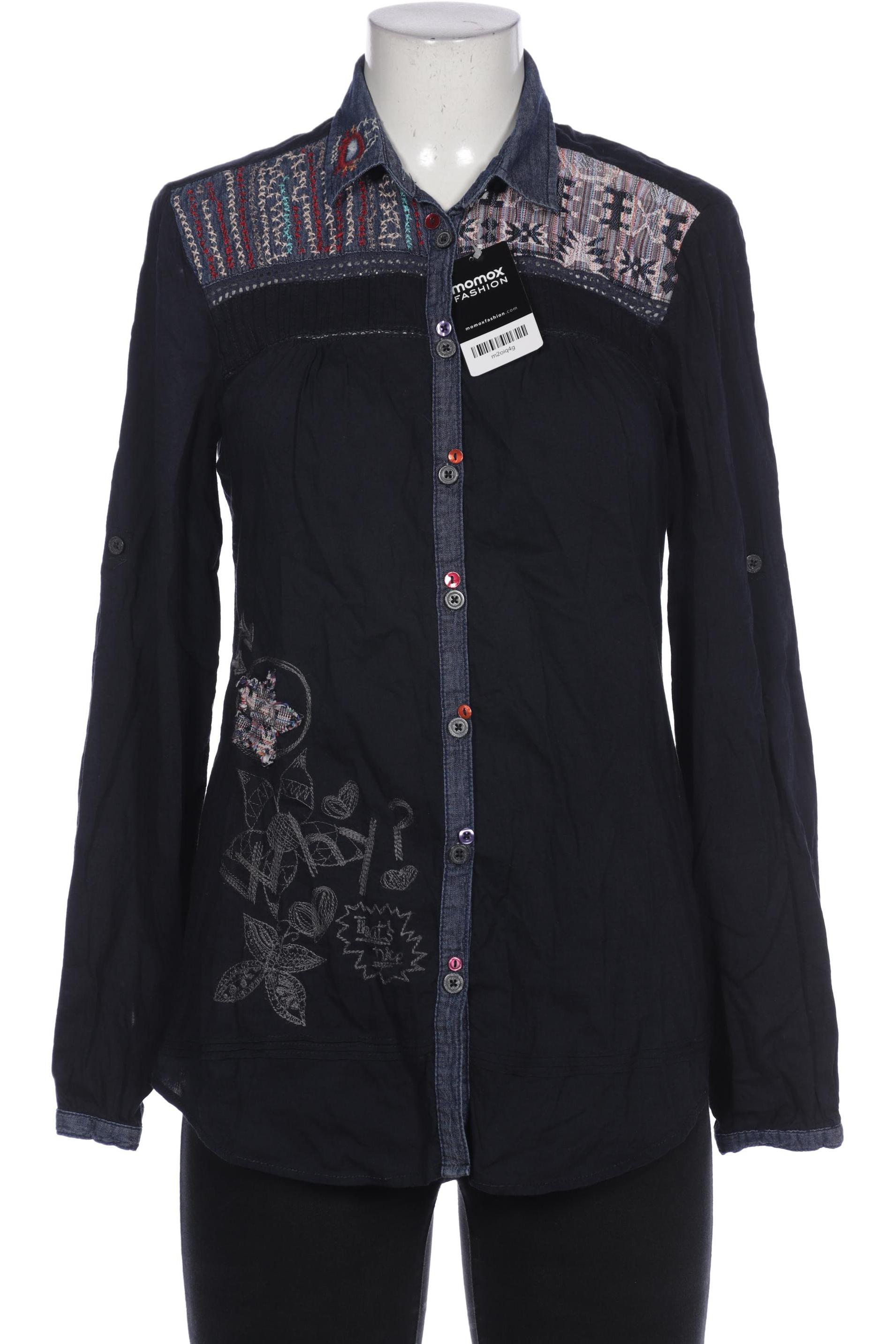 

Desigual Damen Bluse, marineblau, Gr. 38