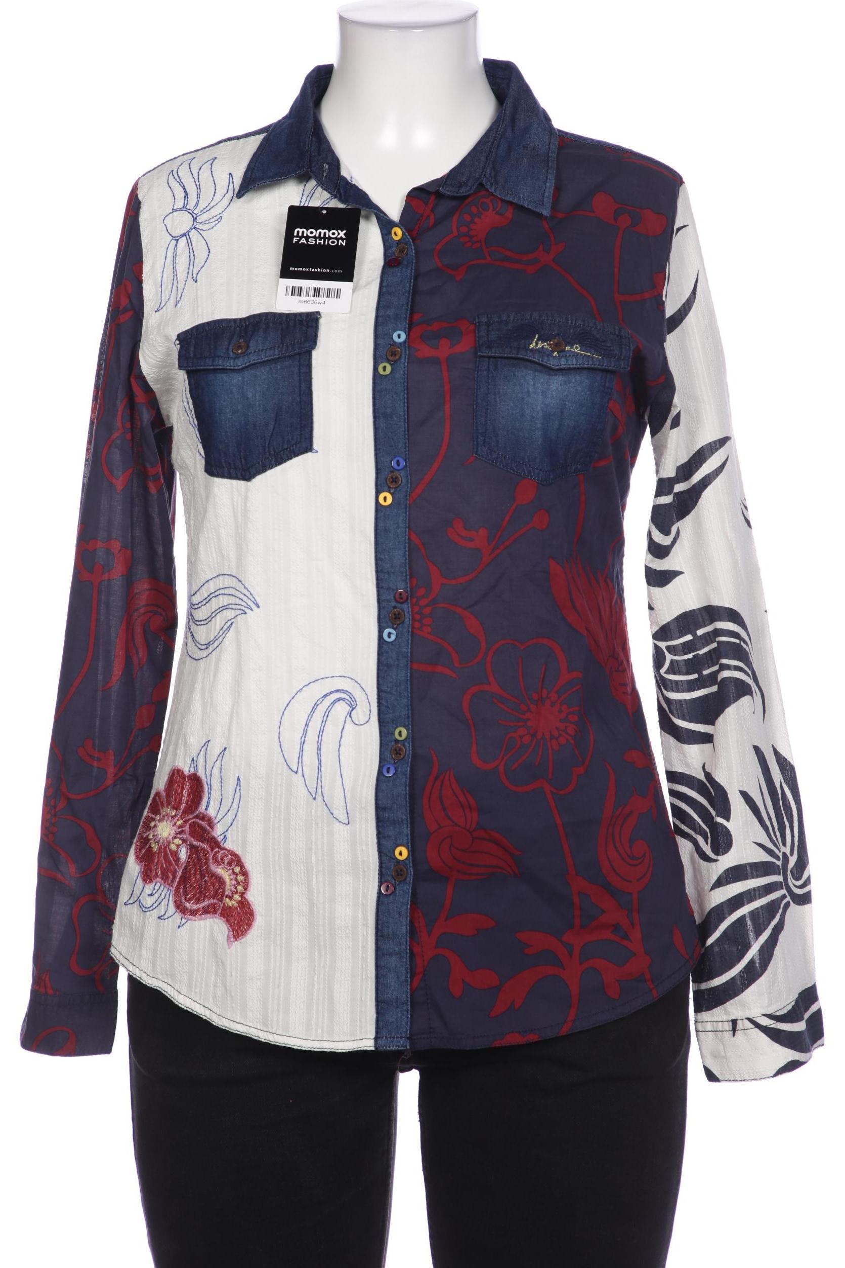

Desigual Damen Bluse, blau, Gr. 44