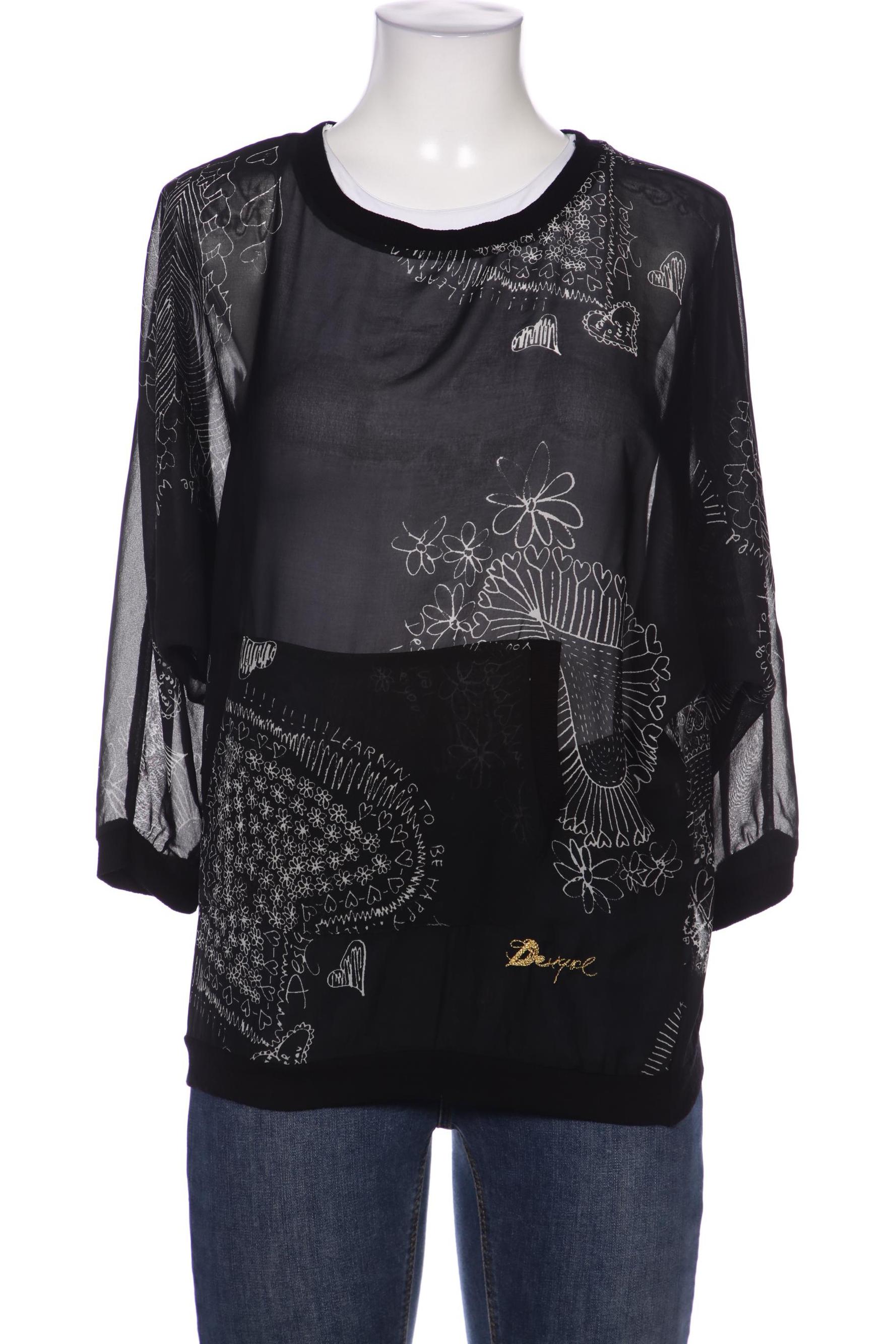 

Desigual Damen Bluse, schwarz, Gr. 36