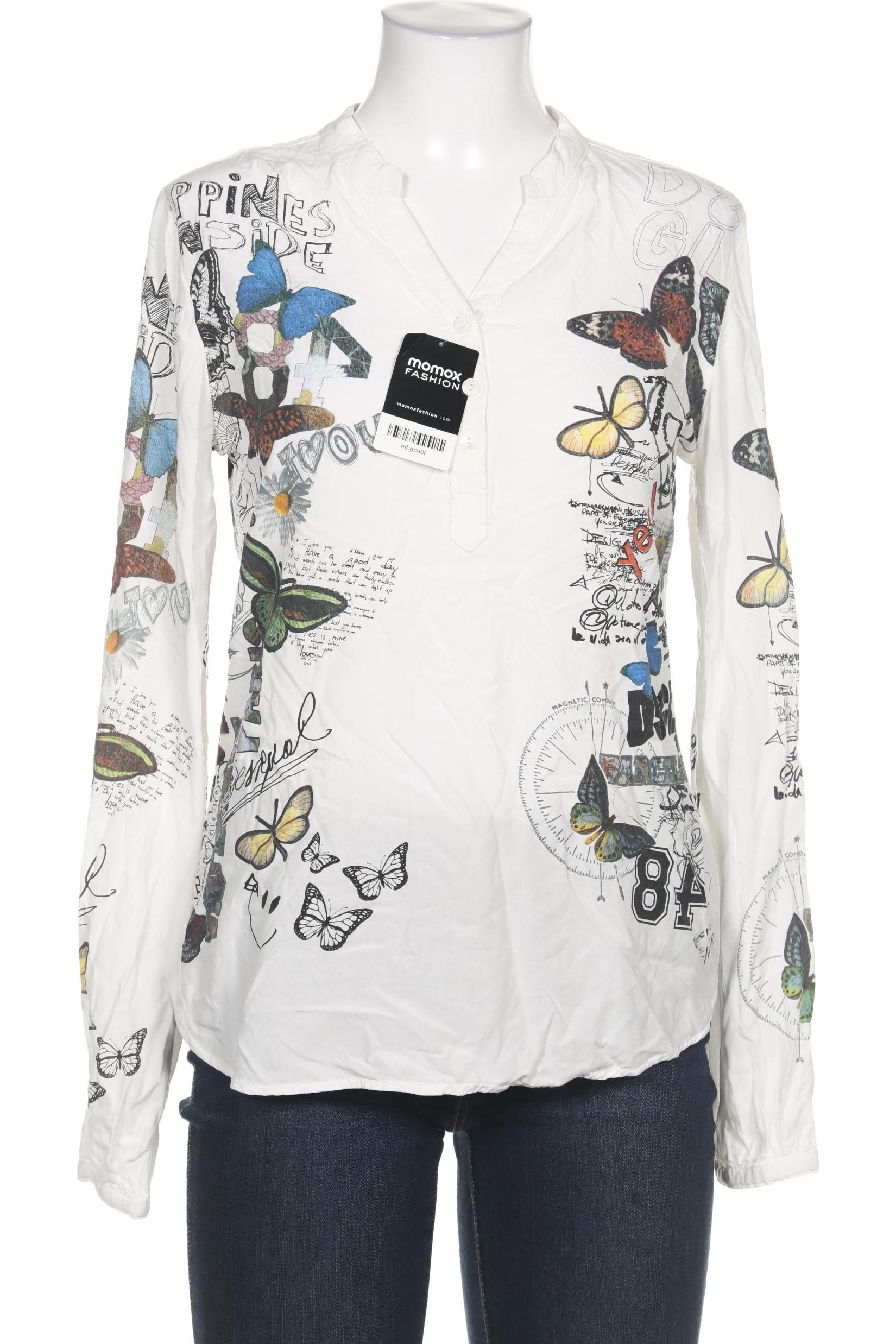 

Desigual Damen Bluse, weiß, Gr. 38