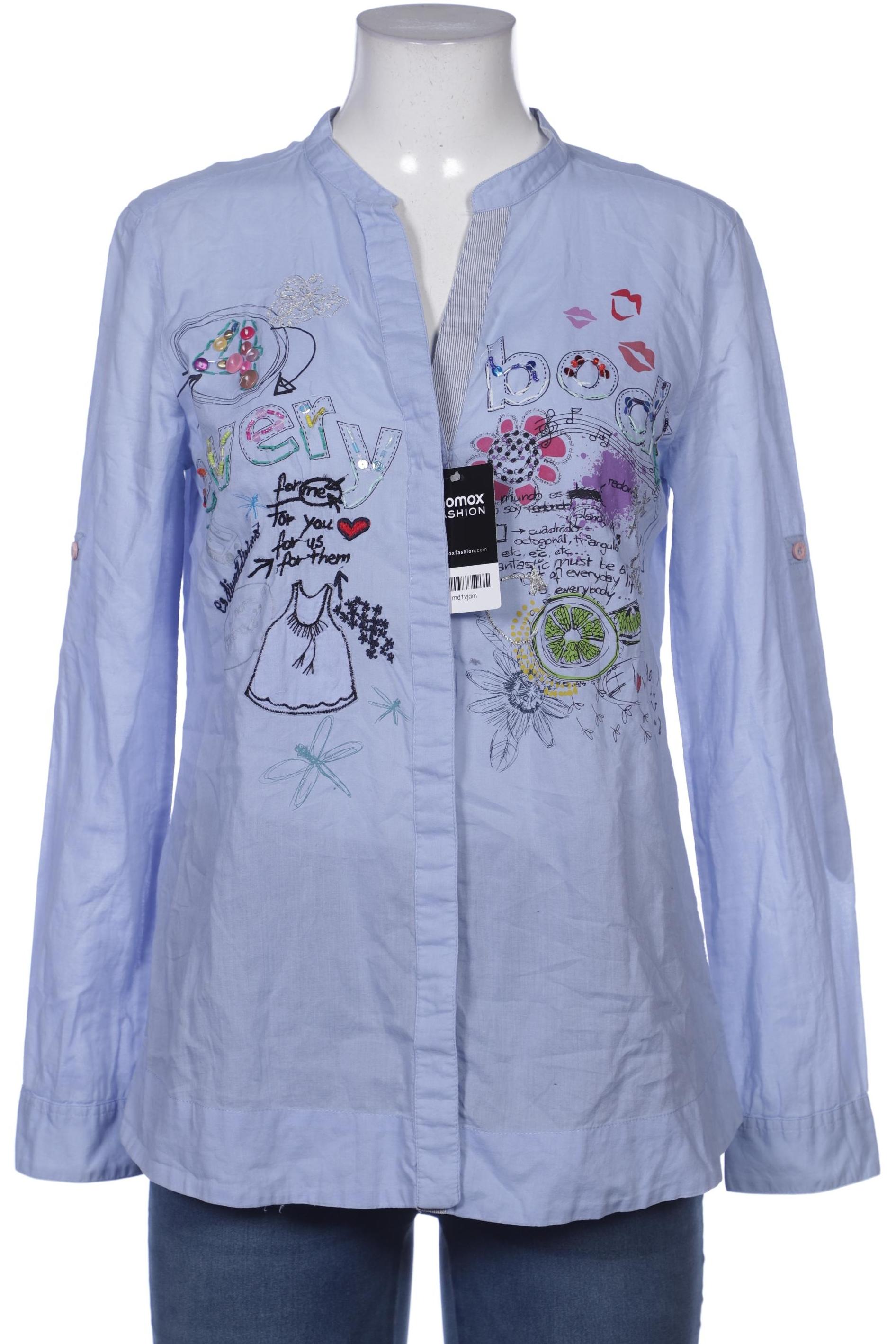 

Desigual Damen Bluse, hellblau, Gr. 42