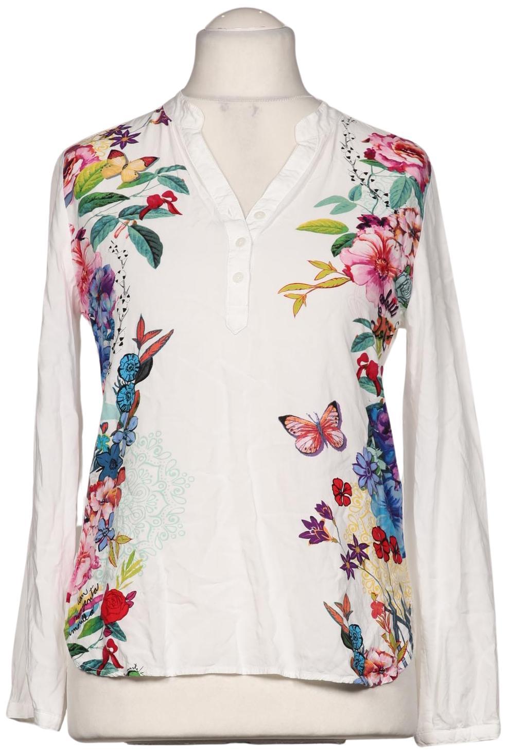 

Desigual Damen Bluse, weiß, Gr. 42