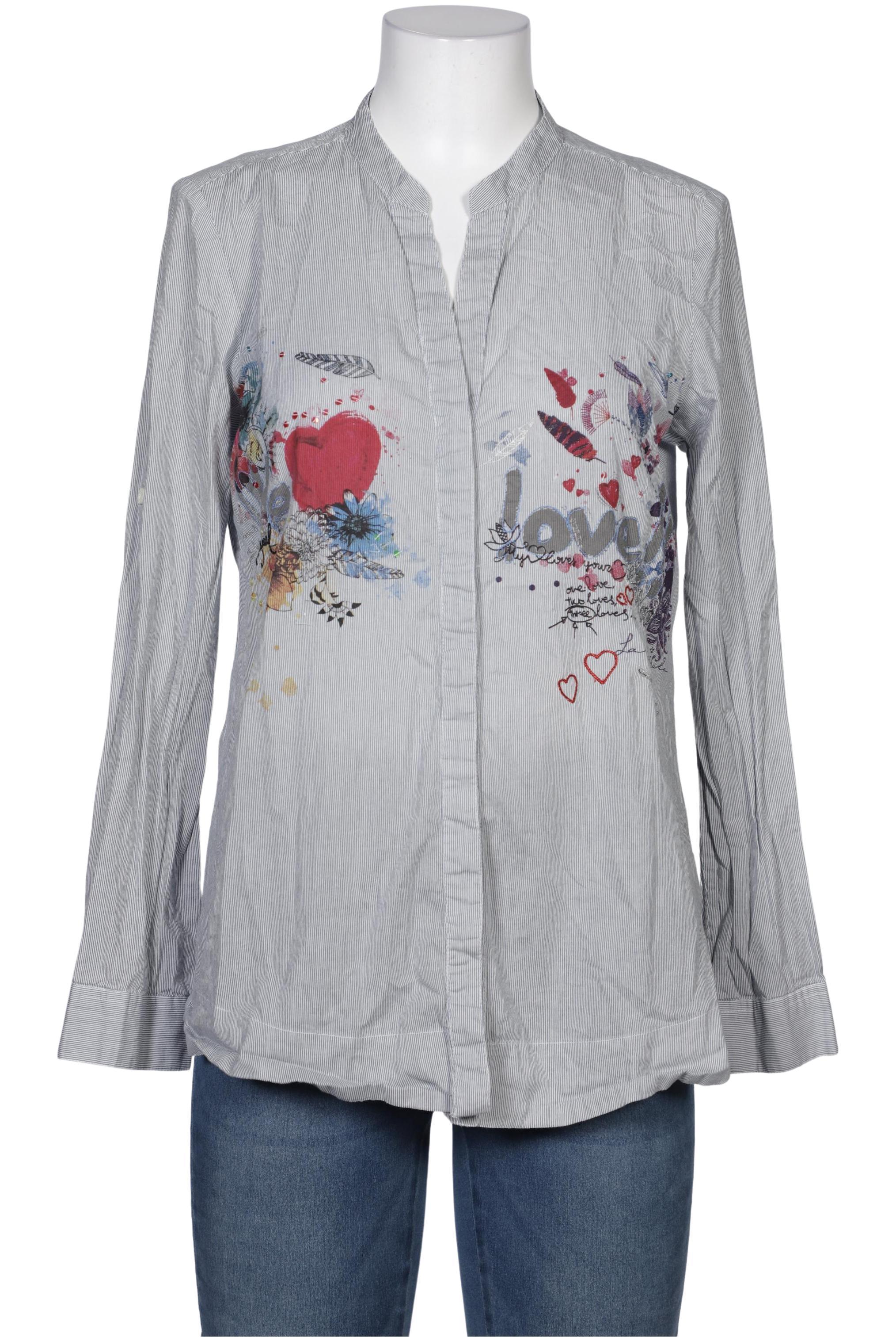 

Desigual Damen Bluse, grau, Gr. 42