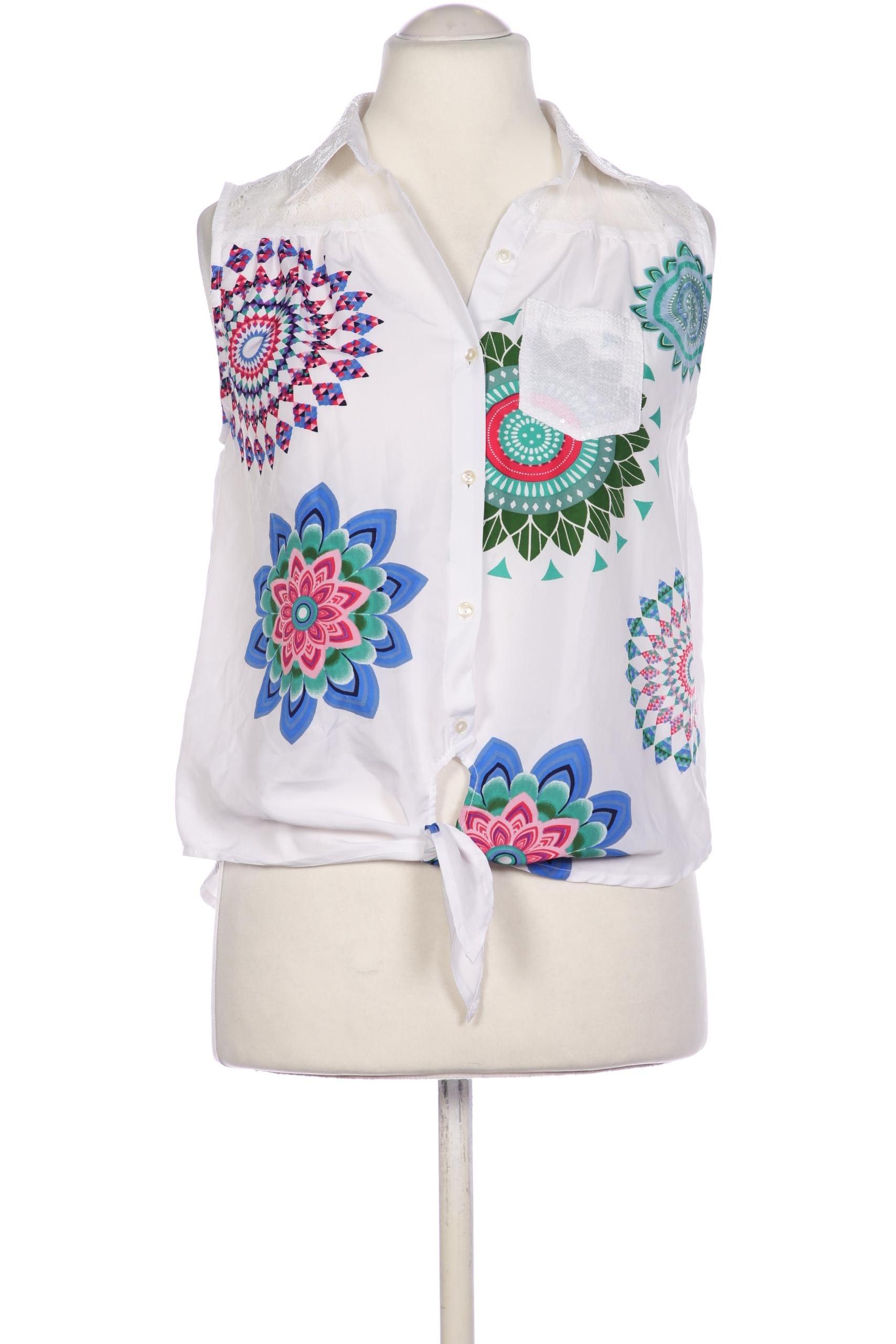 

Desigual Damen Bluse, weiß, Gr. 42