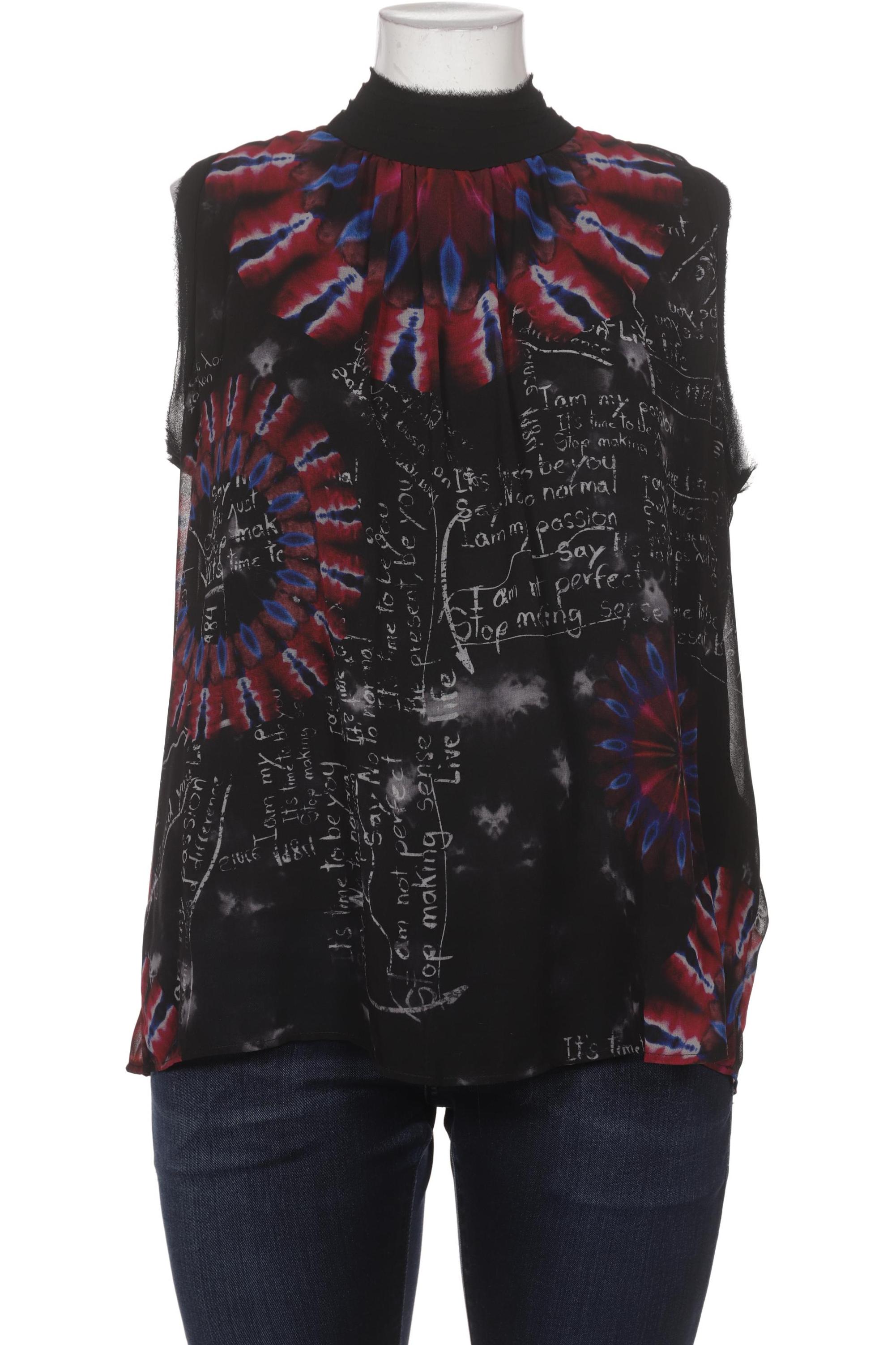 

Desigual Damen Bluse, schwarz, Gr. 46