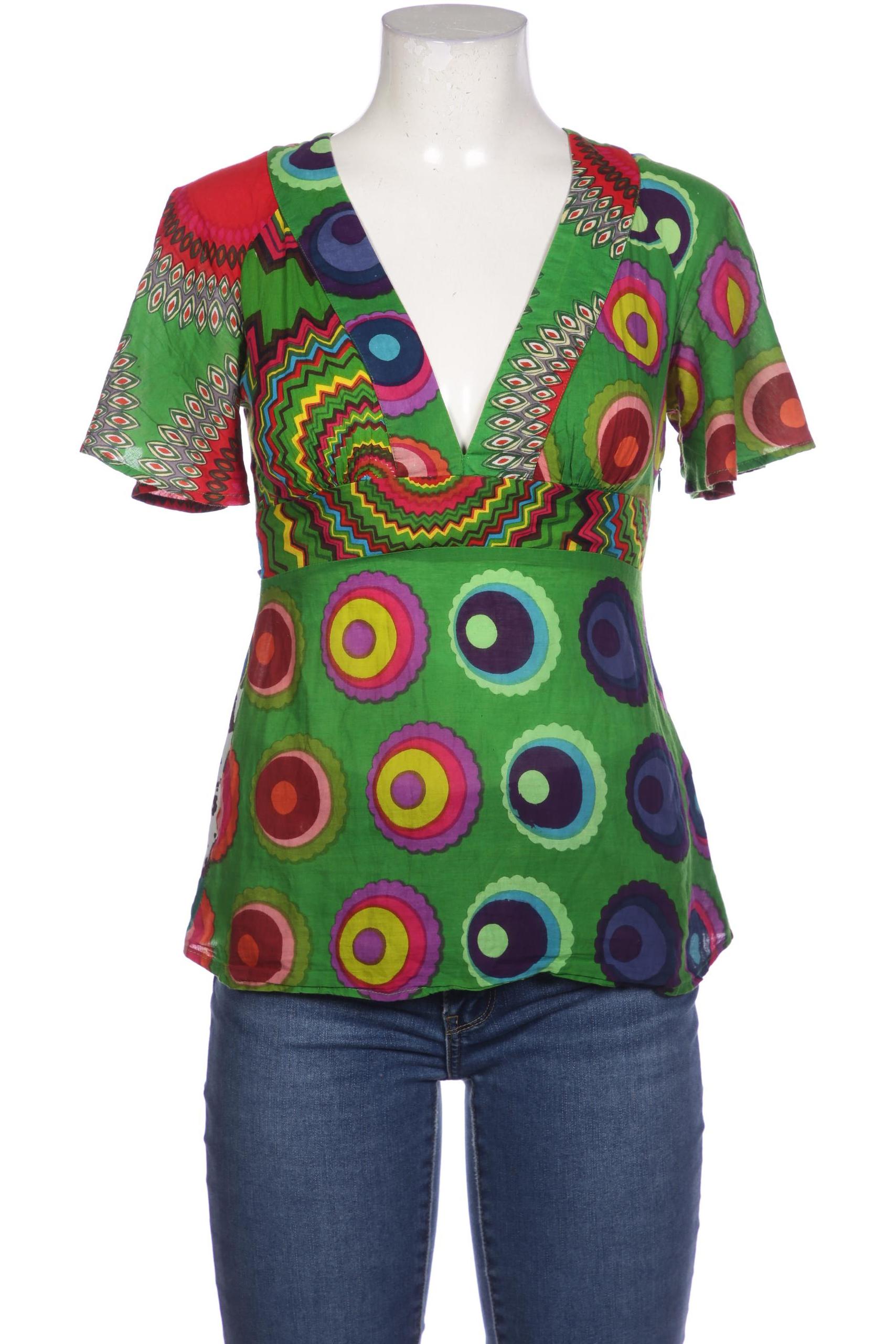 

Desigual Damen Bluse, grün, Gr. 42