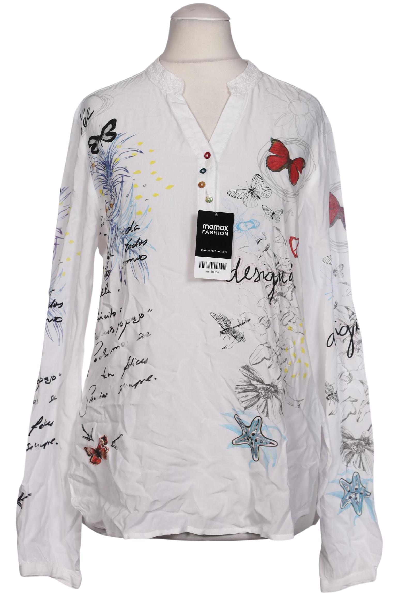 

Desigual Damen Bluse, weiß, Gr. 34