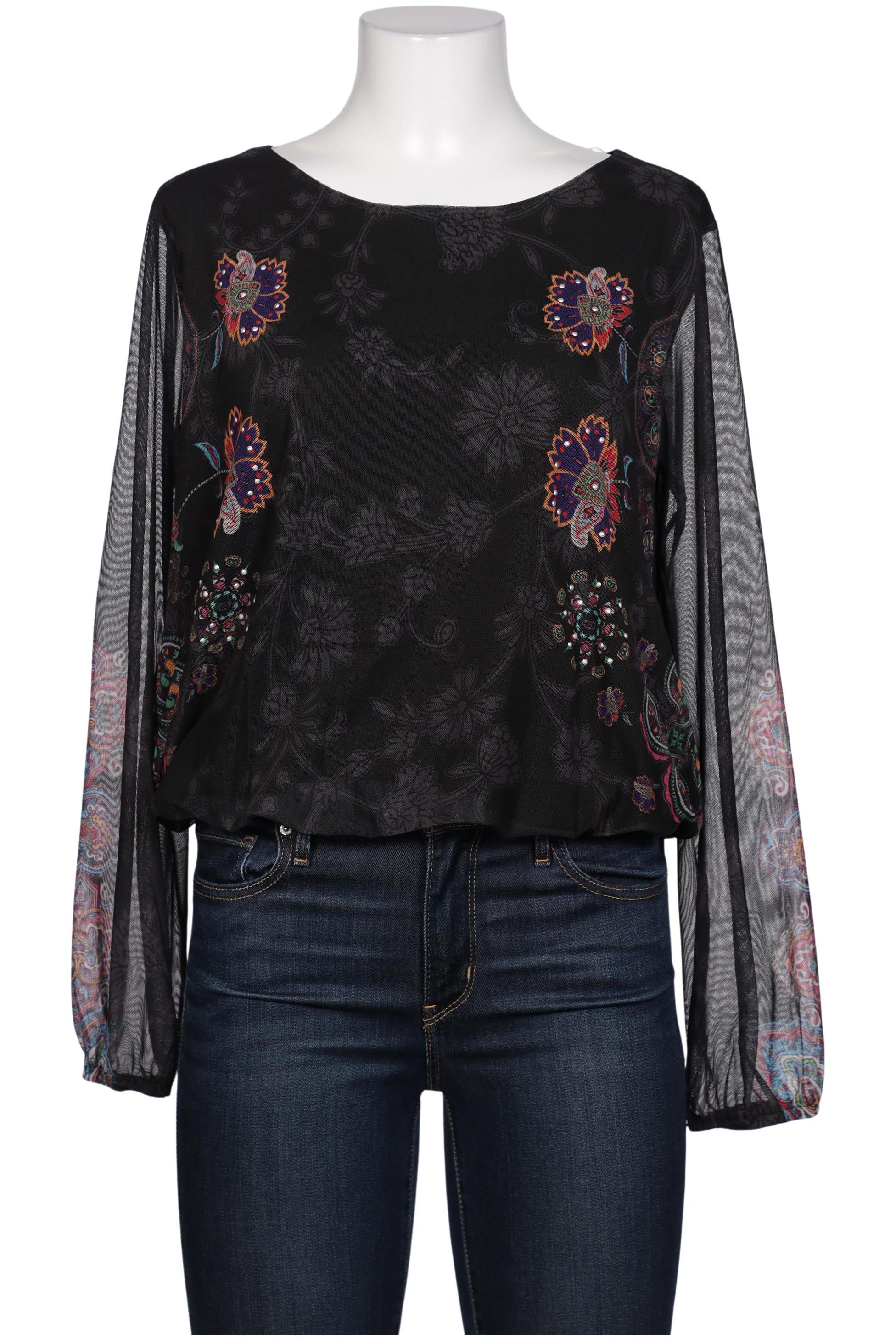 

Desigual Damen Bluse, schwarz, Gr. 42