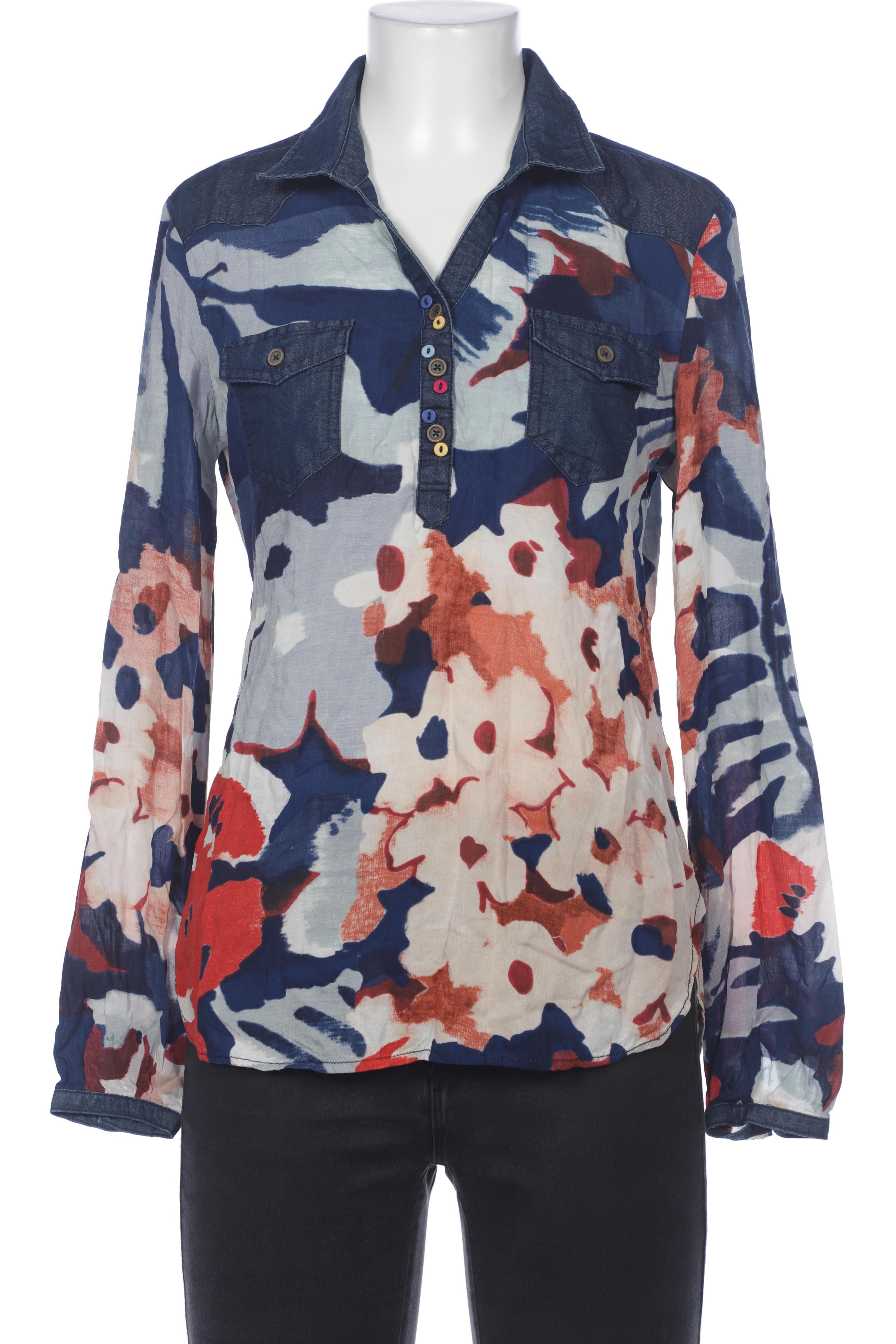 

Desigual Damen Bluse, blau, Gr. 38