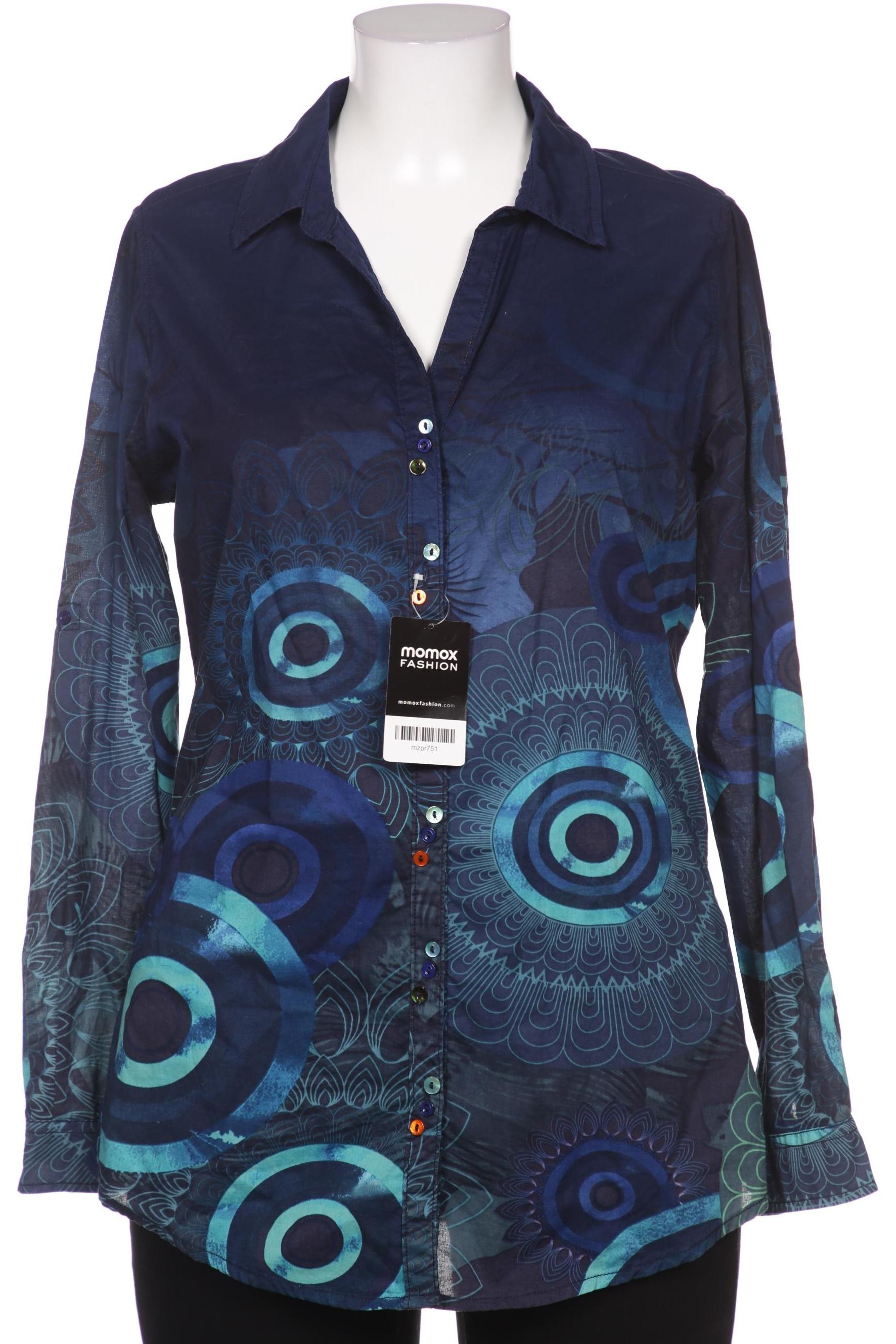 

Desigual Damen Bluse, marineblau, Gr. 46