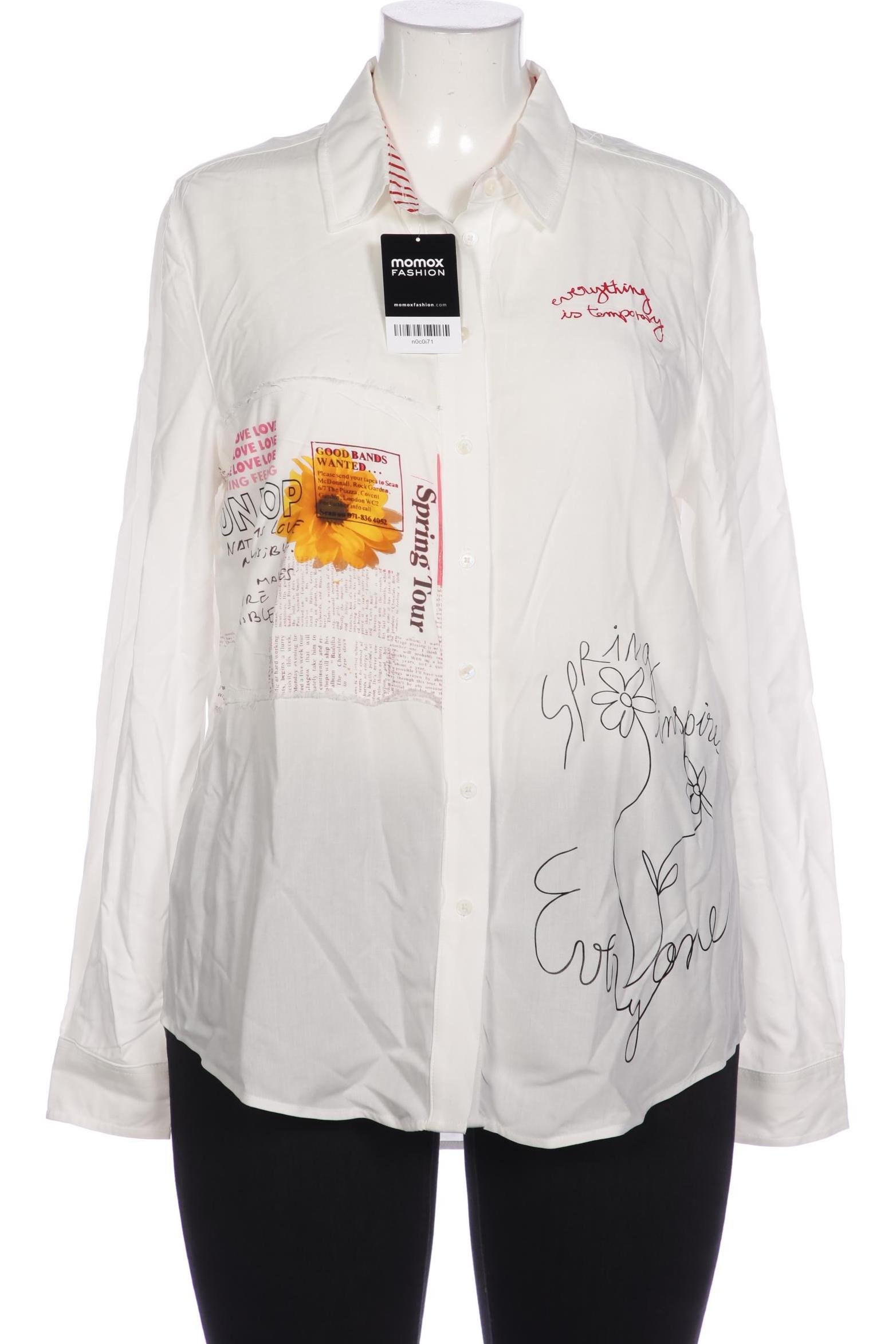 

Desigual Damen Bluse, weiß, Gr. 46