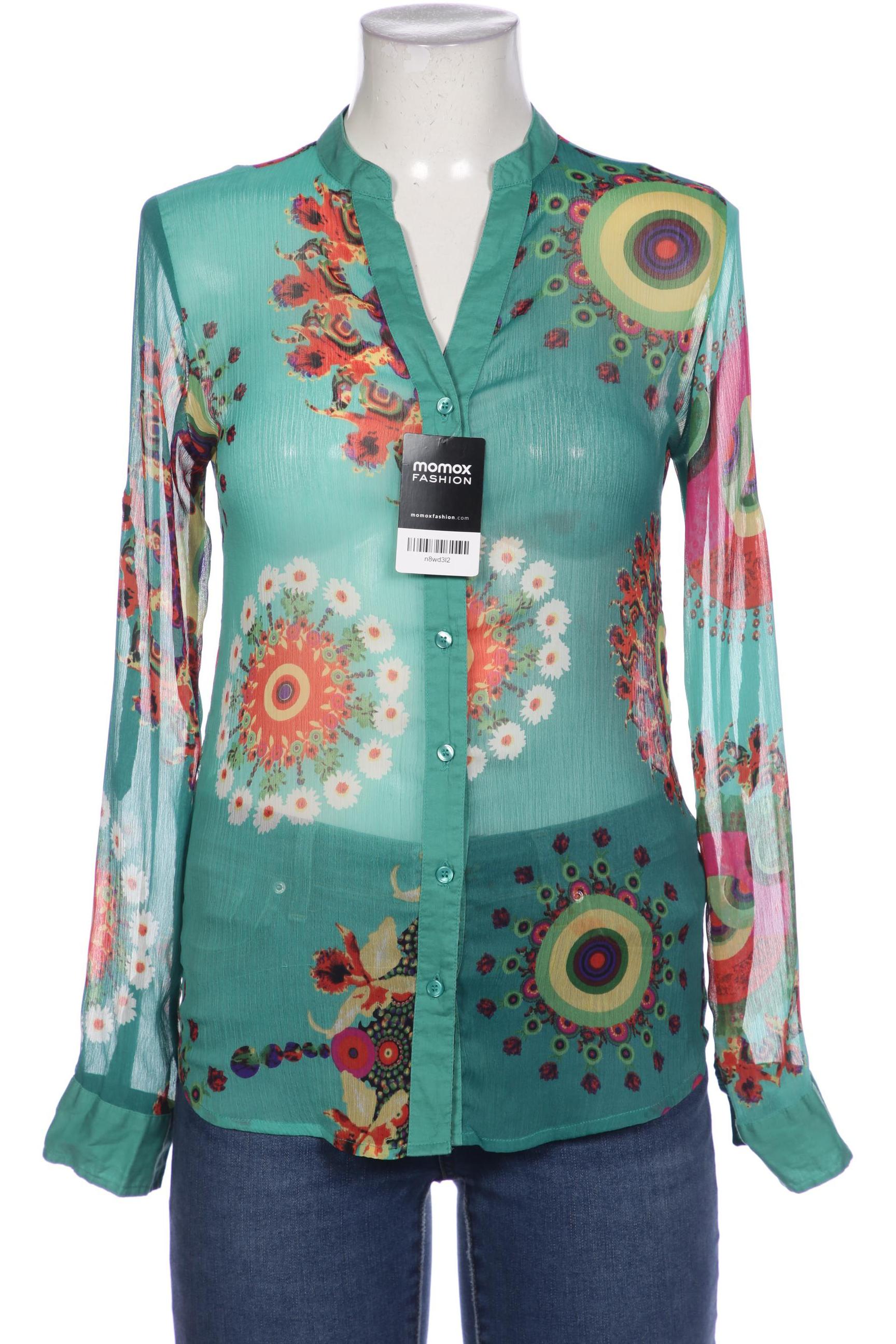 

Desigual Damen Bluse, türkis, Gr. 38