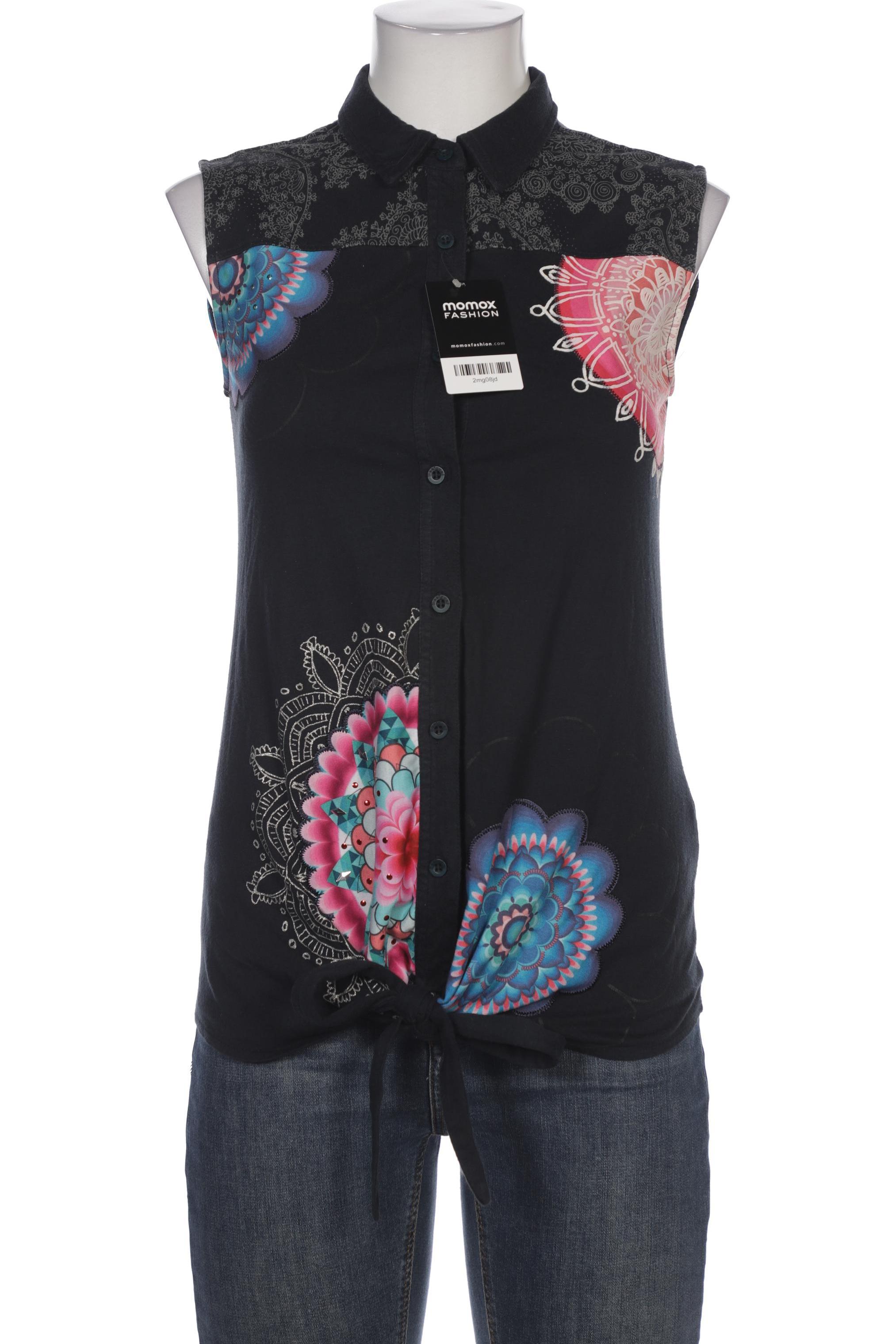 

Desigual Damen Bluse, marineblau, Gr. 36