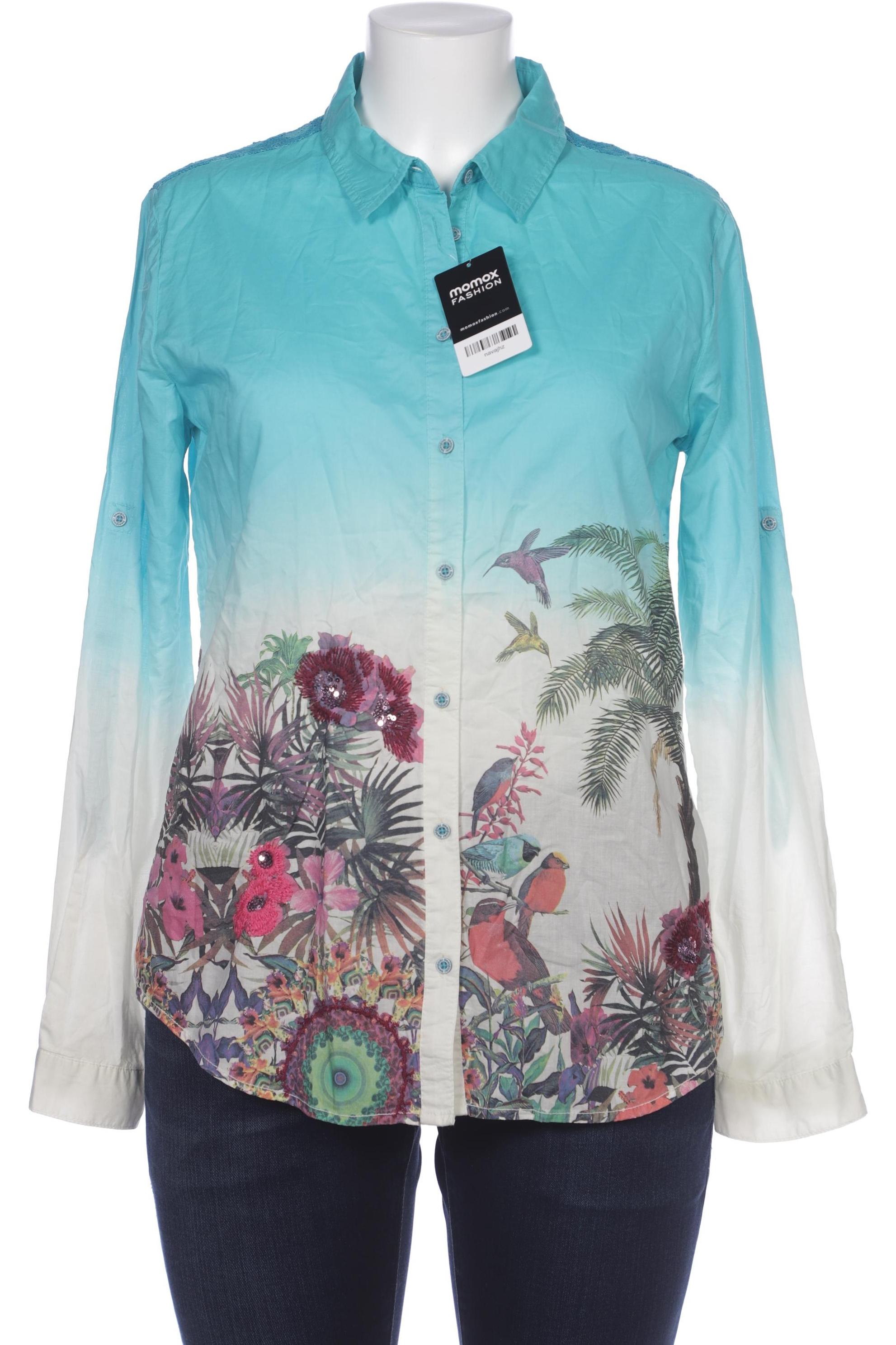 

Desigual Damen Bluse, hellblau, Gr. 46