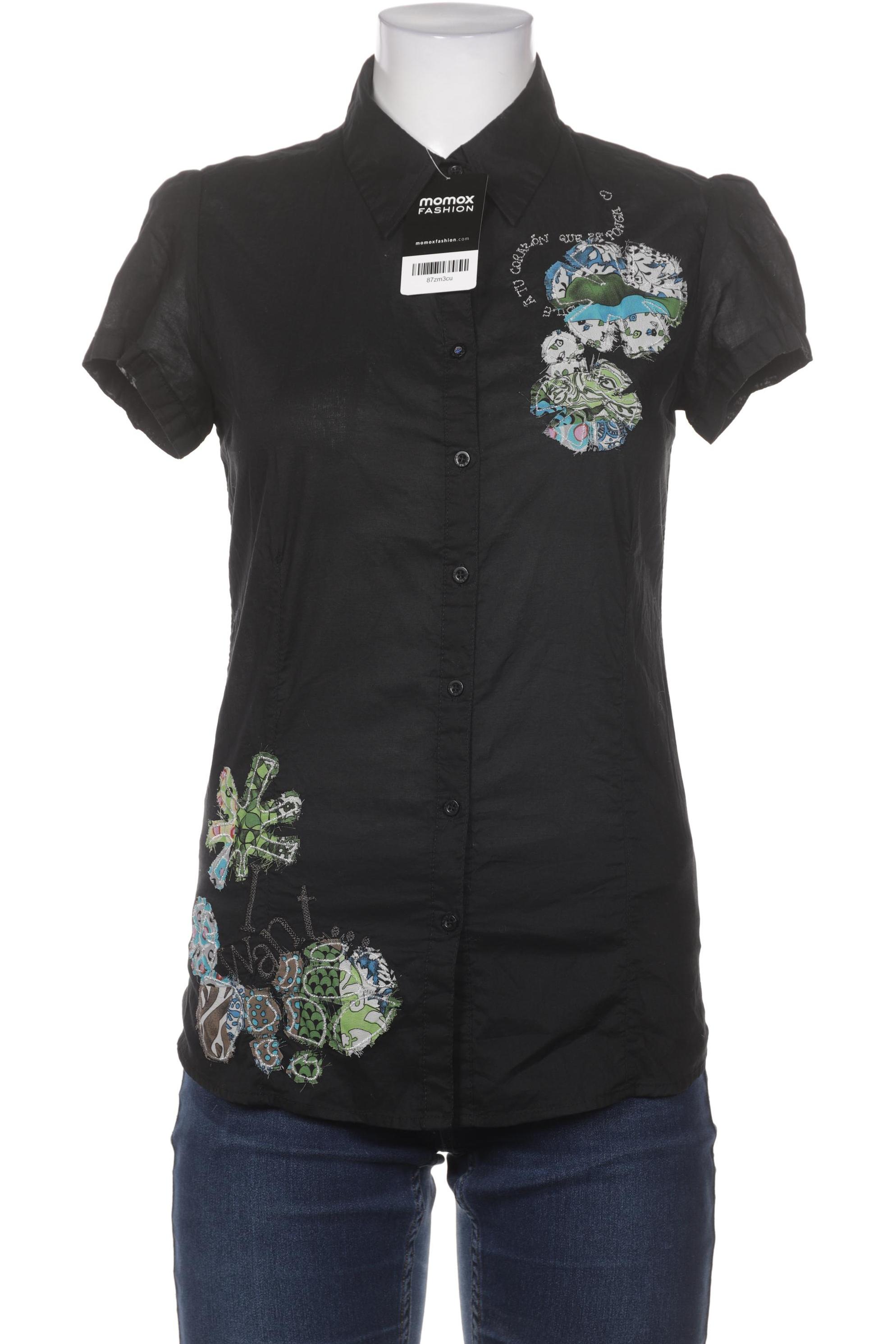 

Desigual Damen Bluse, schwarz, Gr. 42