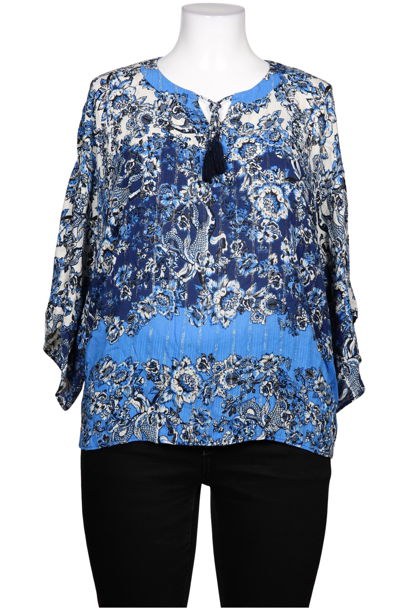 

Desigual Damen Bluse, blau, Gr. 42