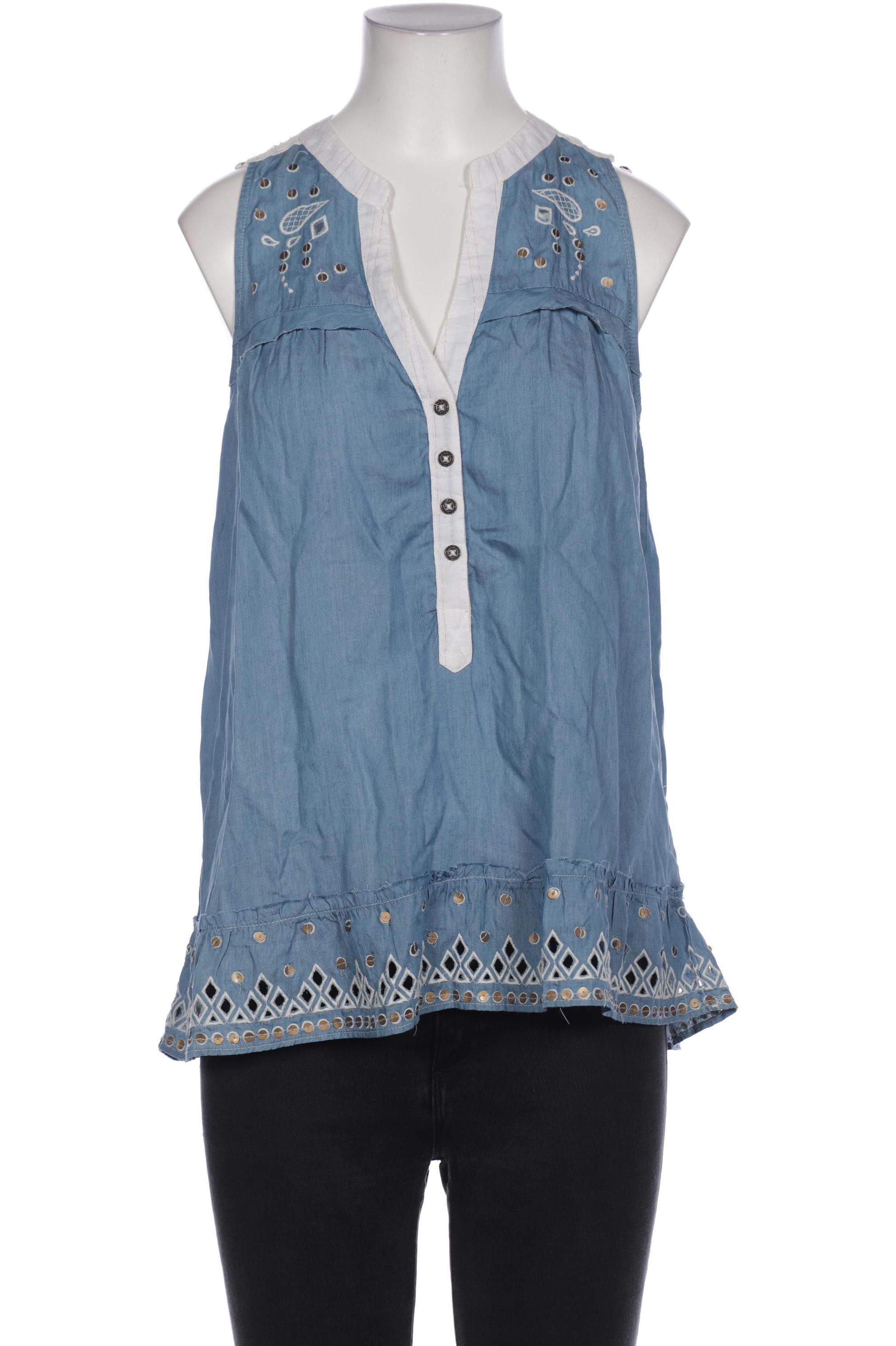 

Desigual Damen Bluse, blau, Gr. 36